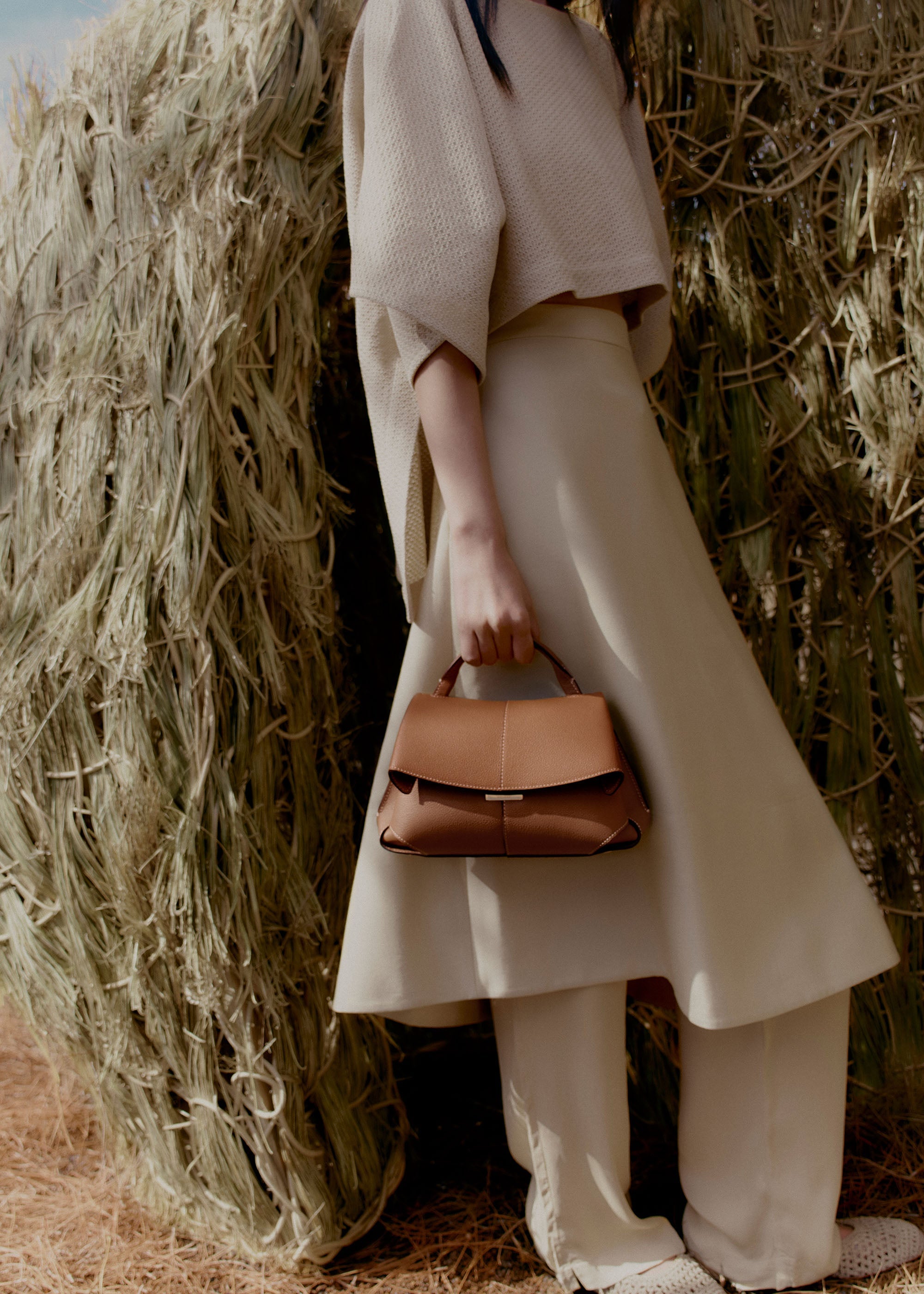 Polene Mokki Mini Textured Camel