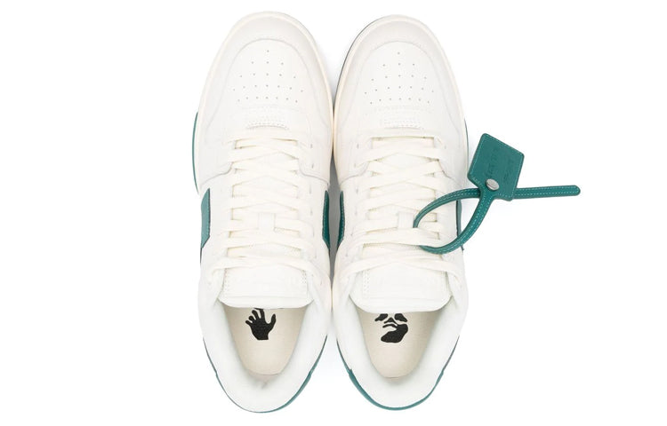 OFF-WHITE Out Of Office OOO Low Tops White Green (FW22)