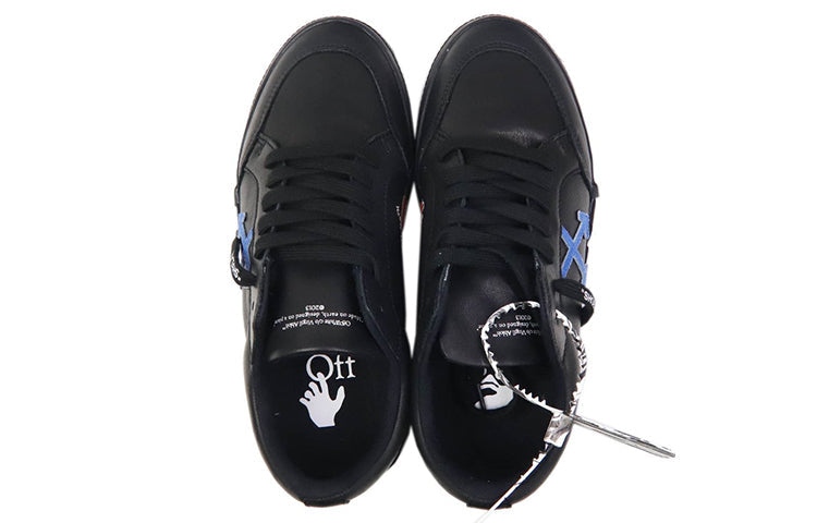 OFF-WHITE Vulc Low Black/Blue Leather SS21