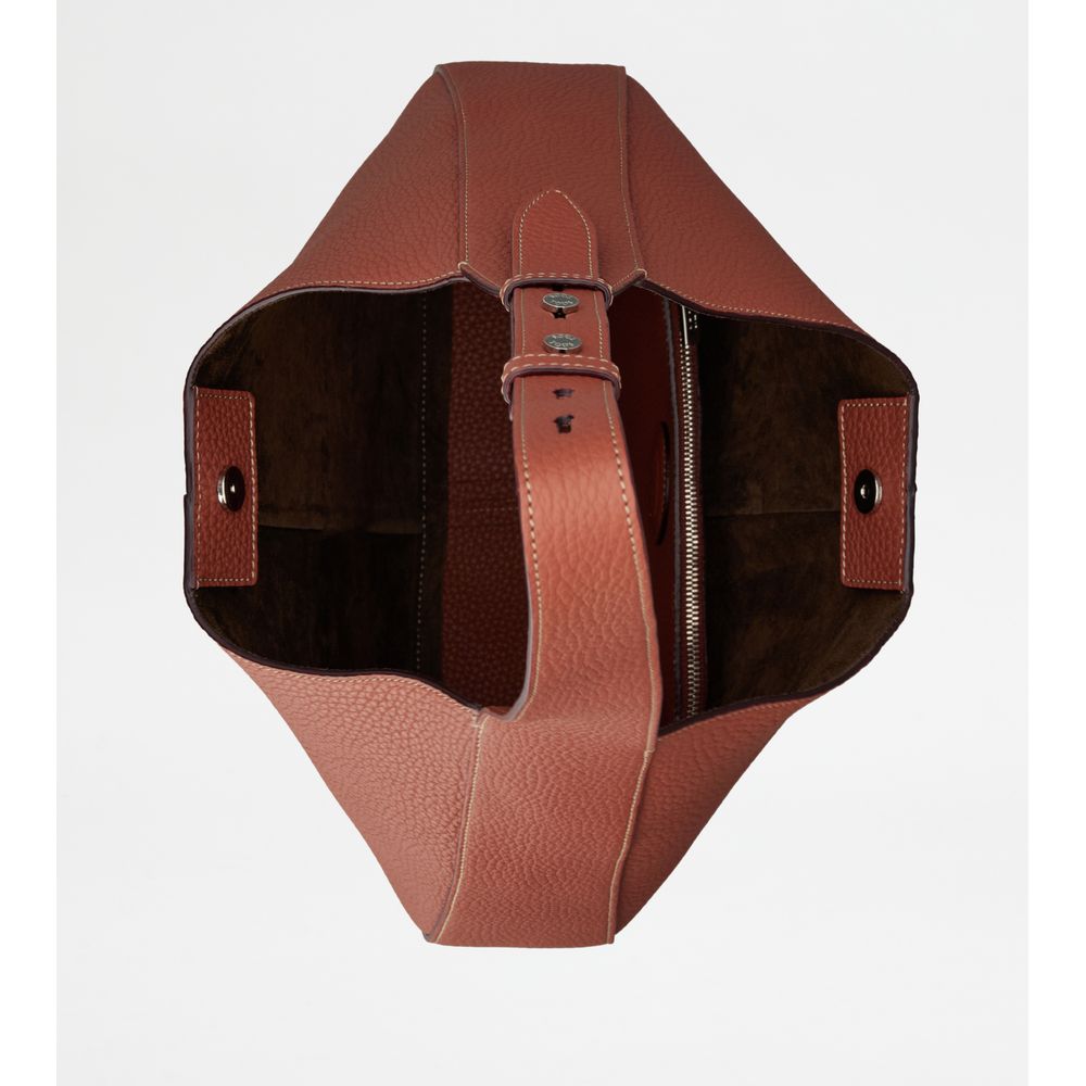 Tods Di Bag Hobo In Leather Small Brown