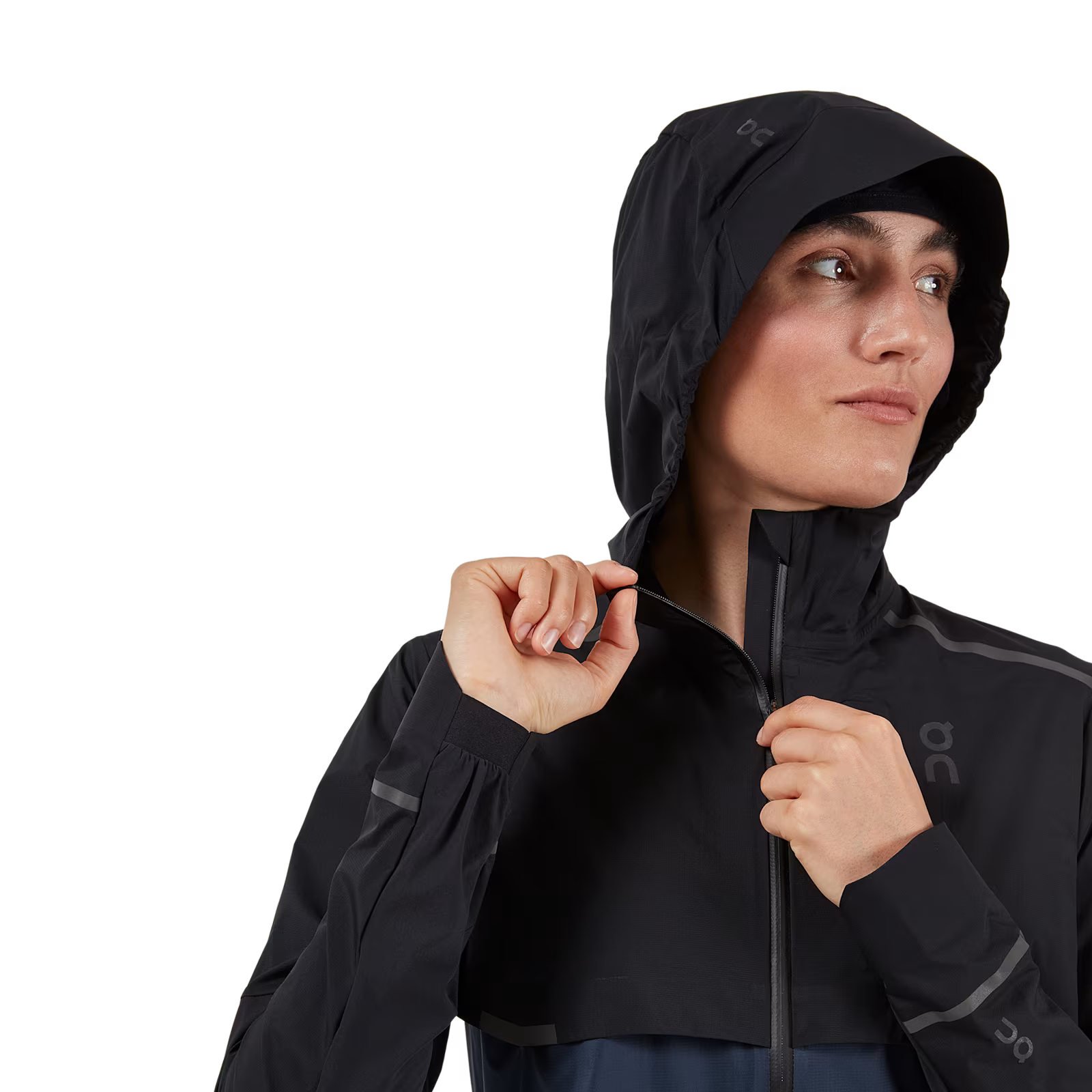 On Weather Jacket Black | Navy (Women'S)