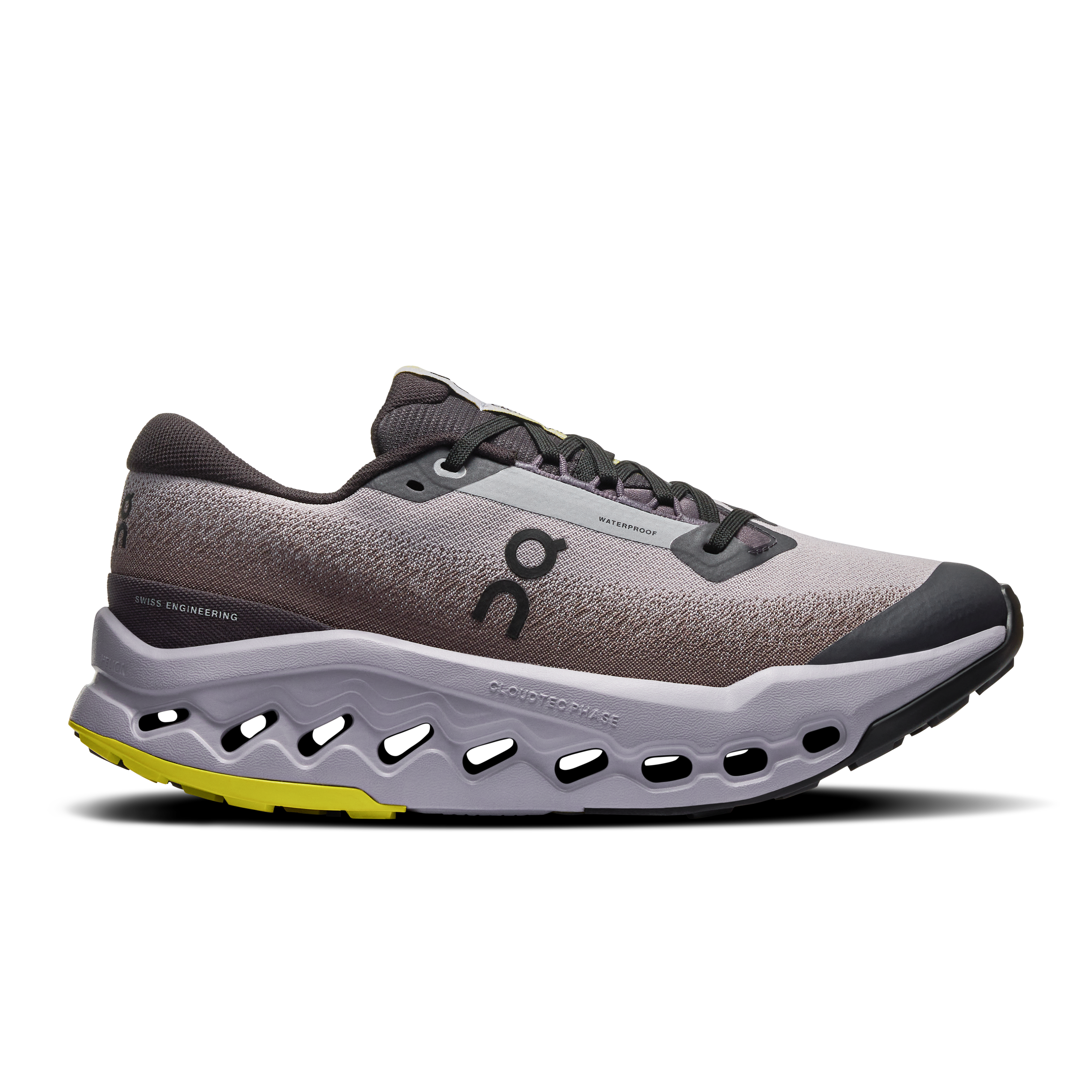 On Running Cloudsurfer Trail 2 Waterproof Black Lilac (Women'S)