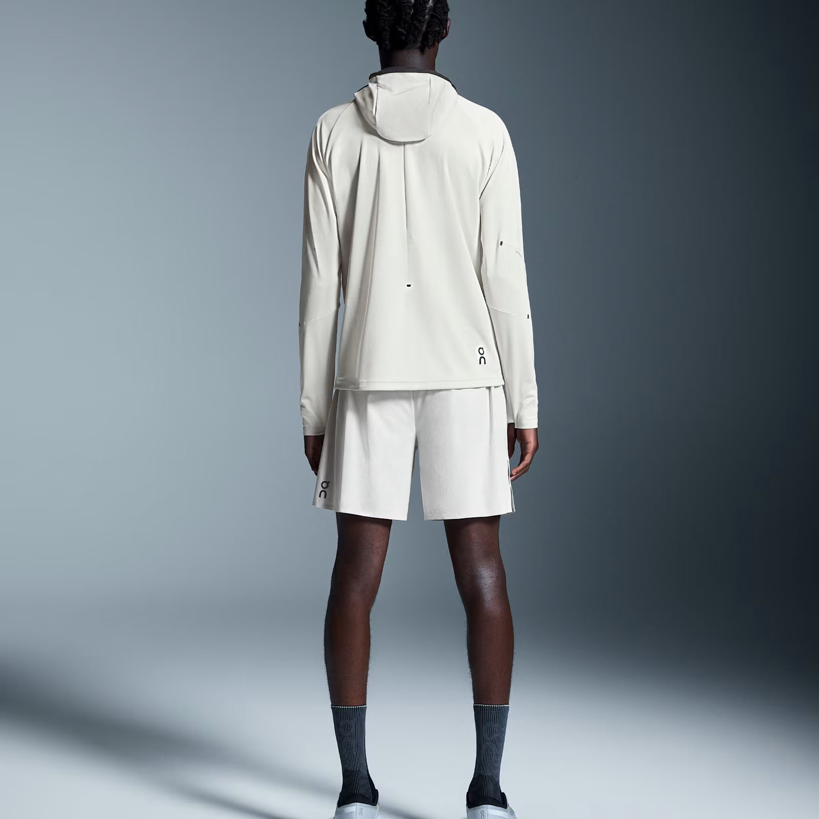 On Climate Zip Hoodie Silver