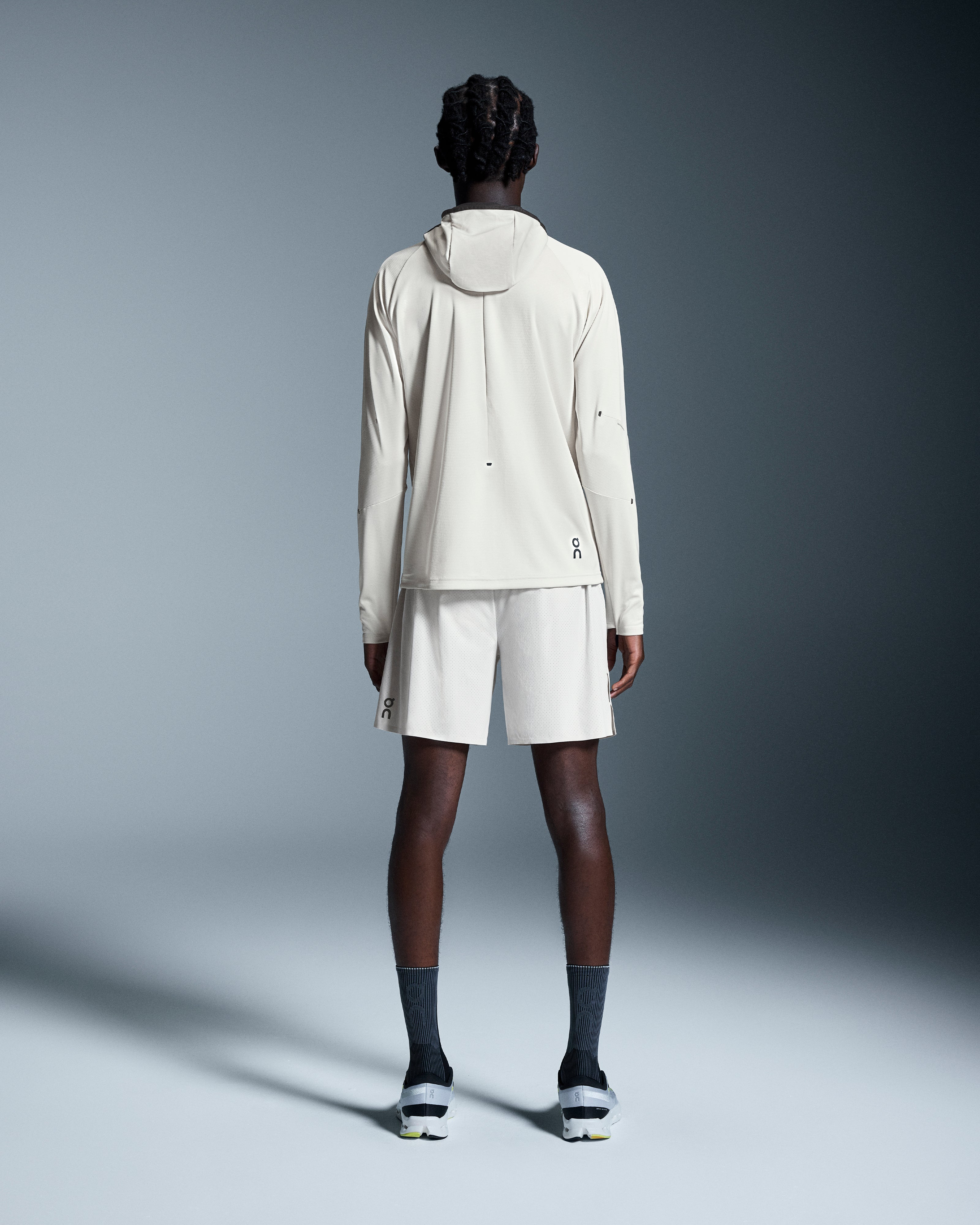 On Climate Zip Hoodie Silver