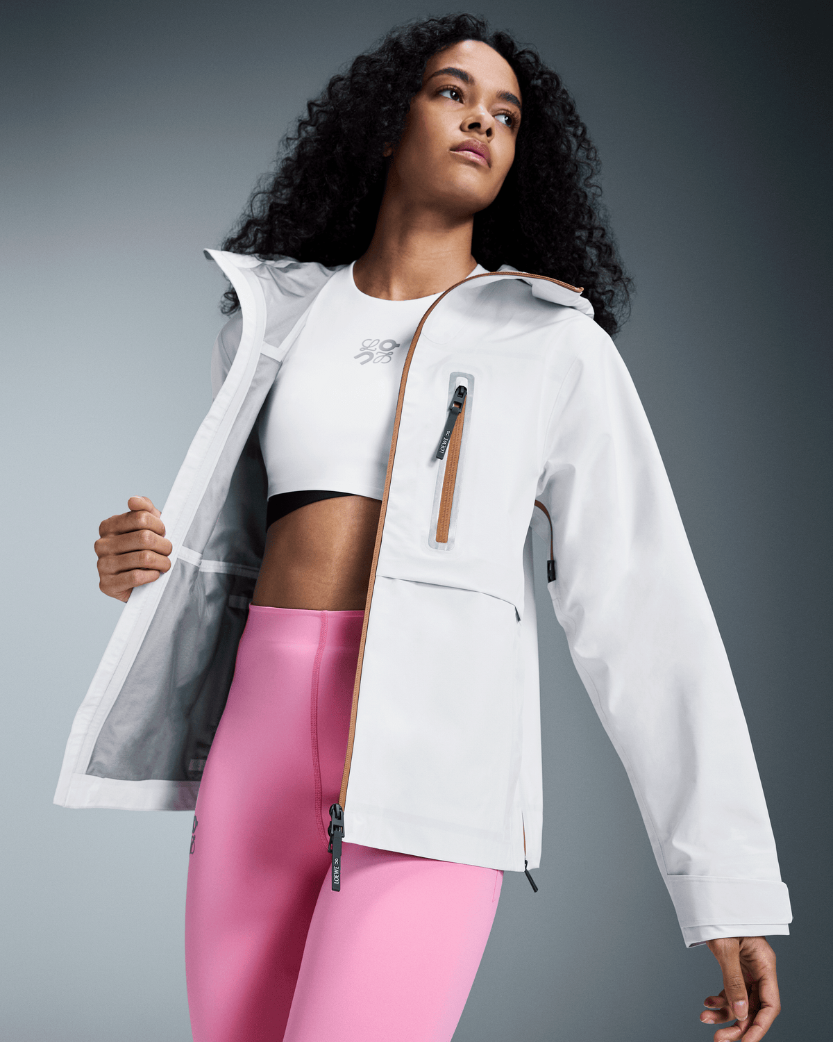 On Storm Jacket Loewe White (Women'S)