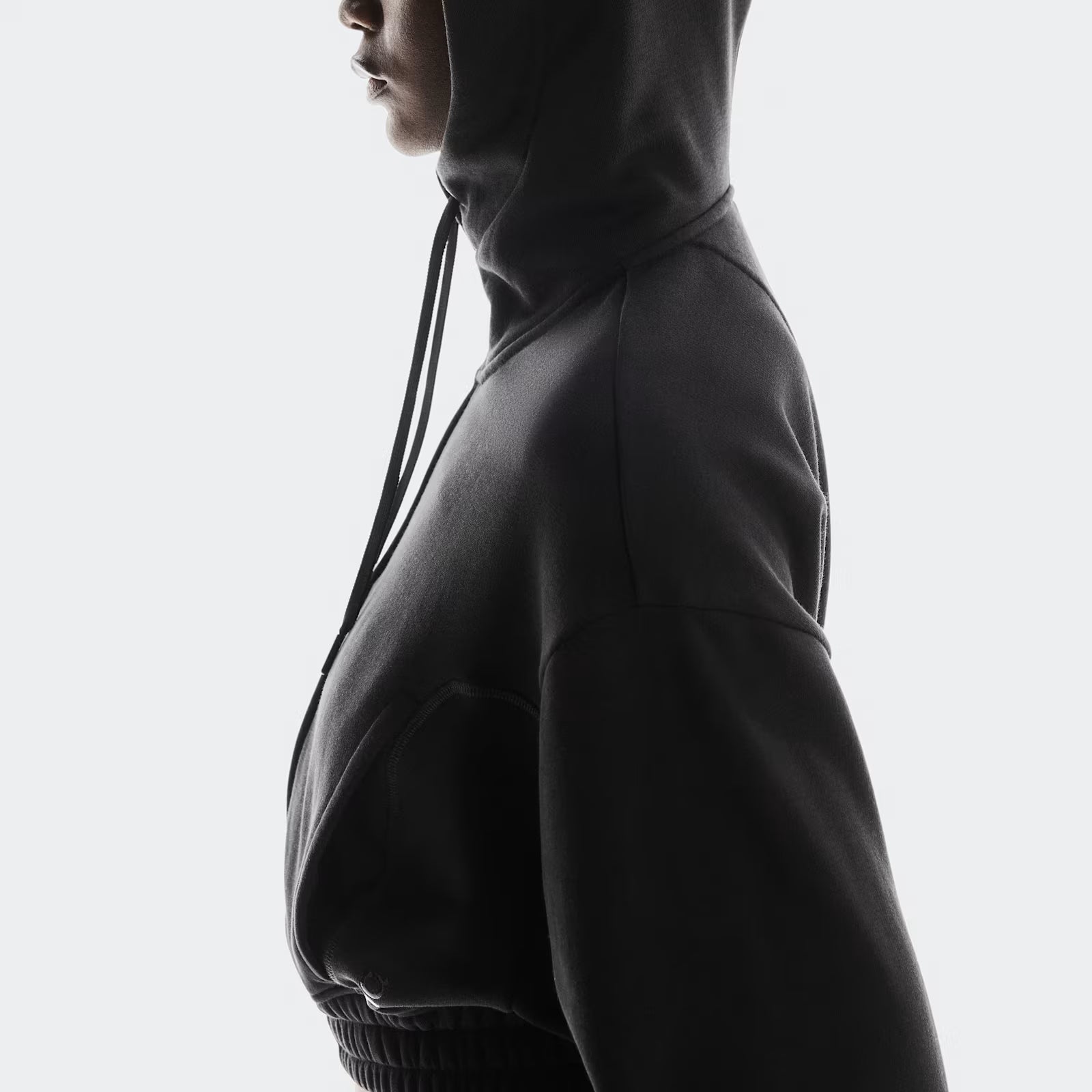 On Club Cropped Hoodie Fka Black (Women'S)