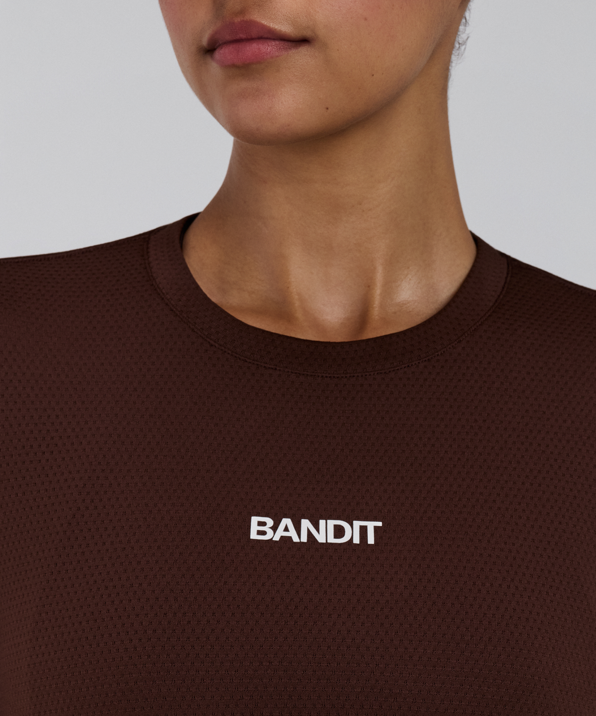 Bandit Womens Micromesh Long Sleeve Cacao