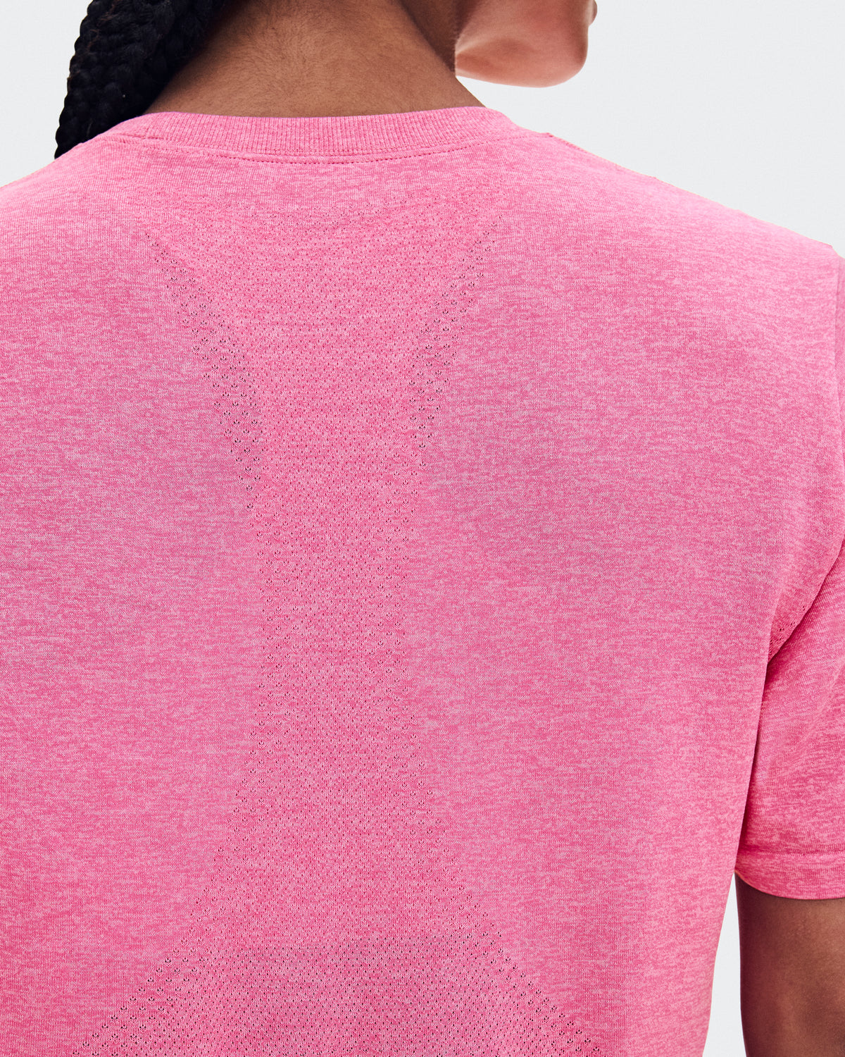 On Train Flex-T Crop Bubblegum Heather (Women'S)