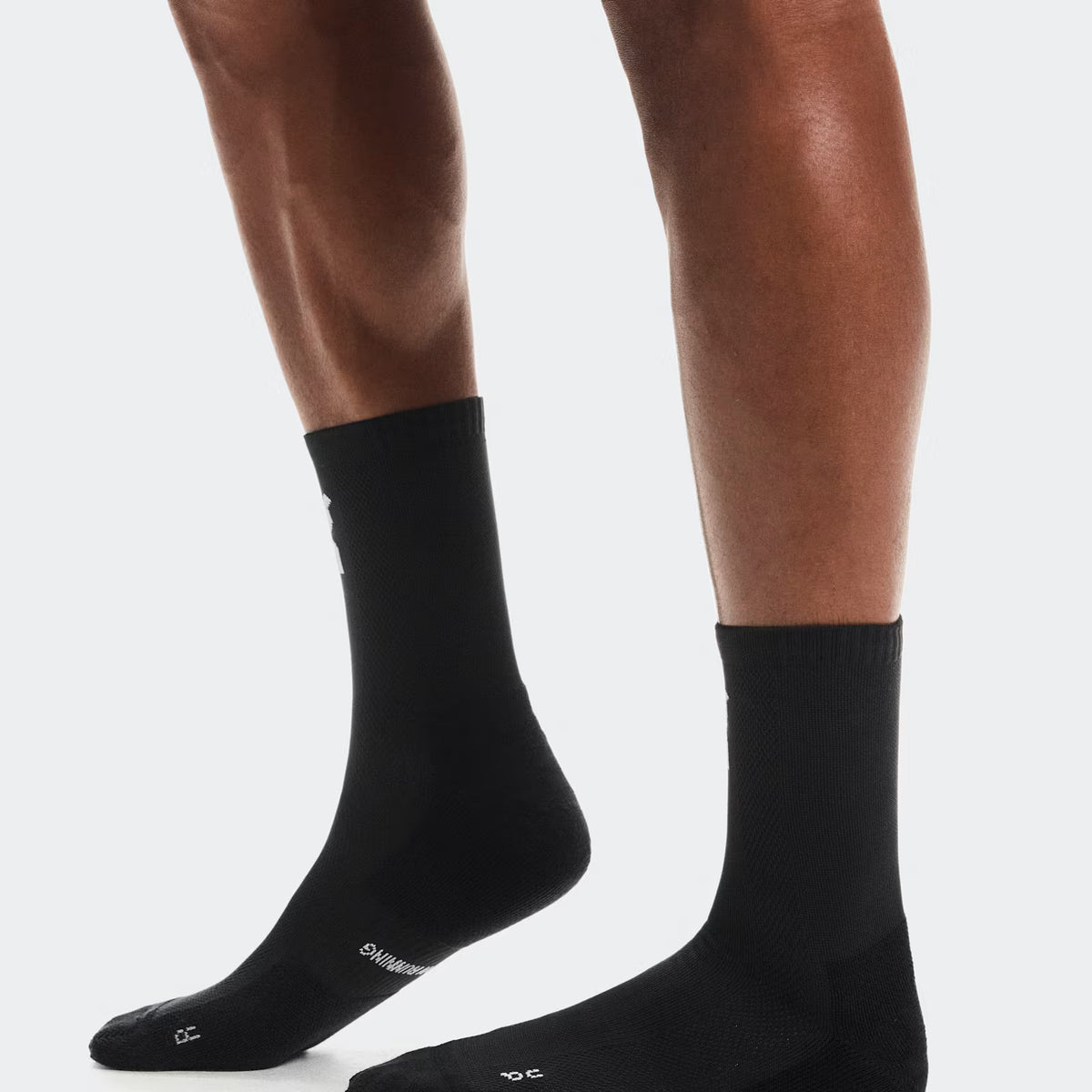 On Core Run Sock High 2P Black