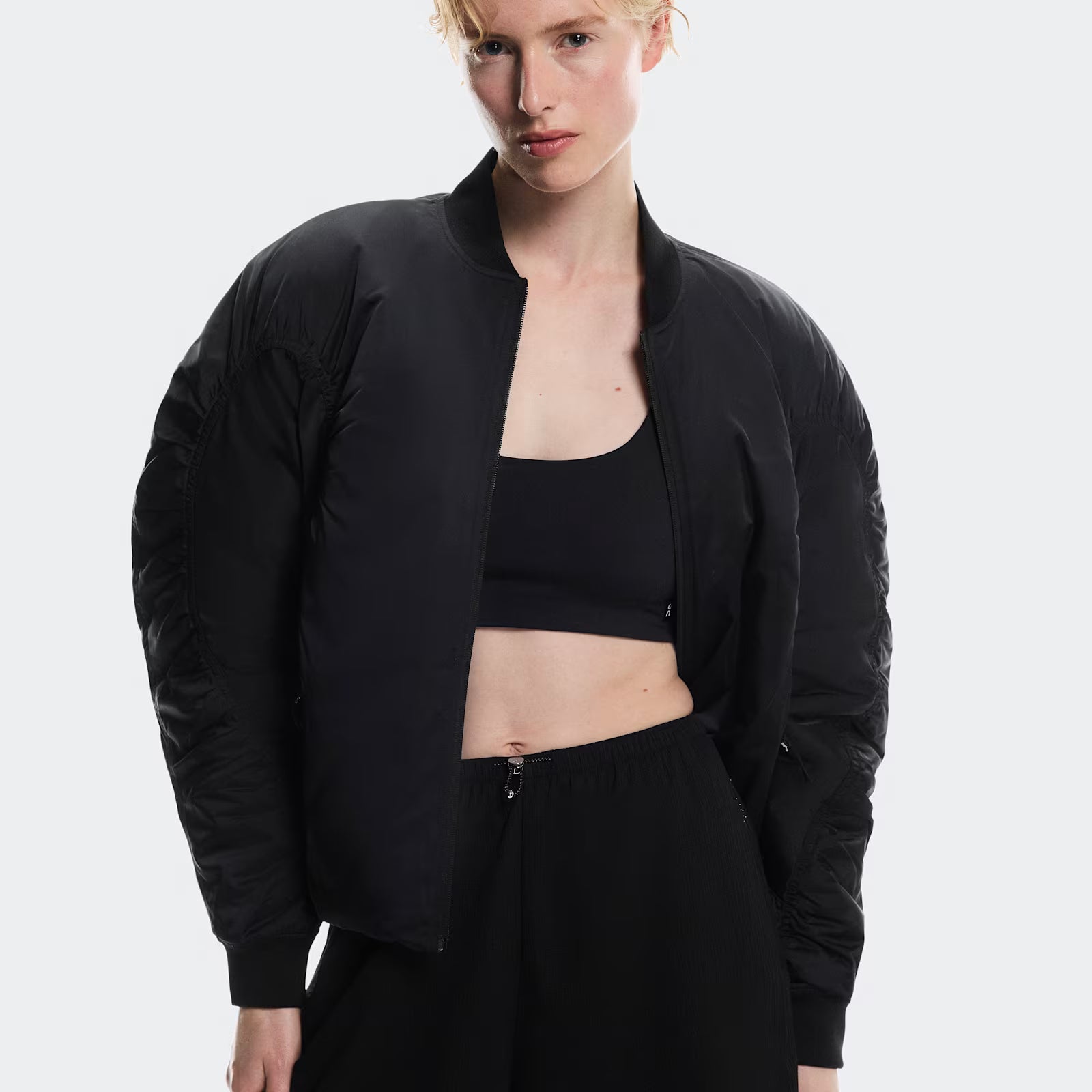 On Bomber Jacket Black (Women'S)