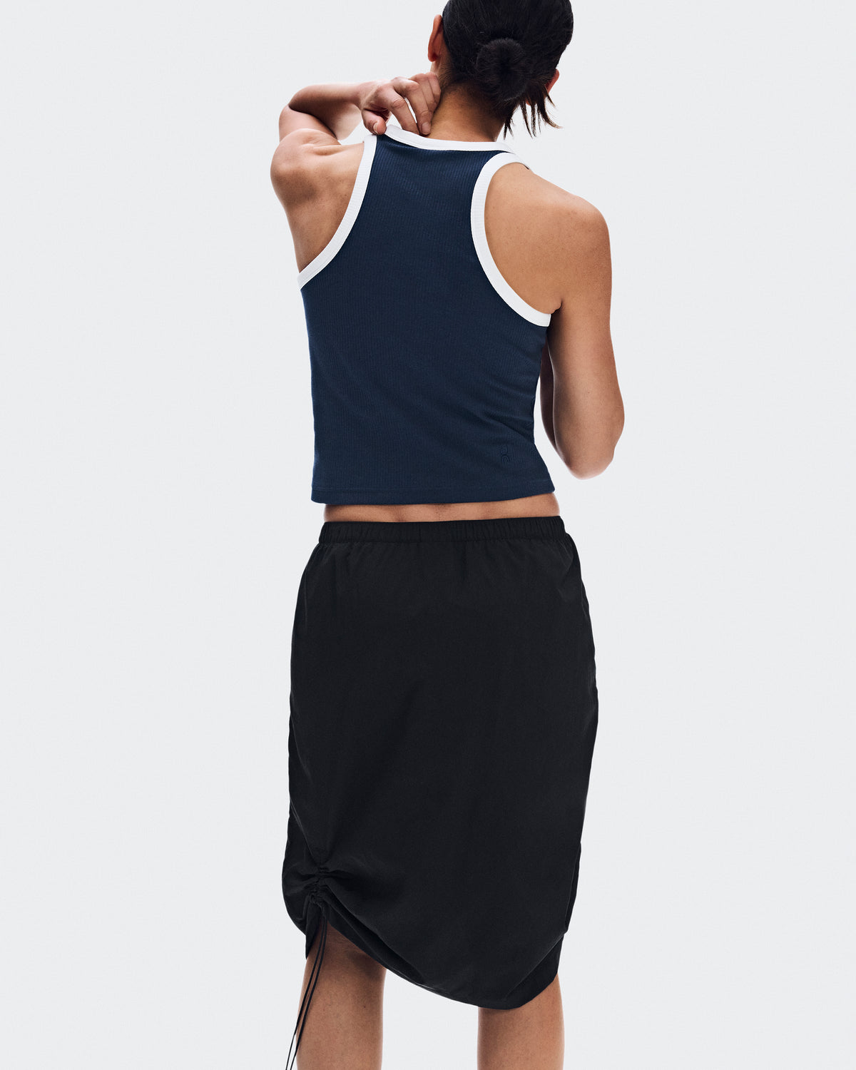On Drawstring Midi Skirt Black (Women'S)