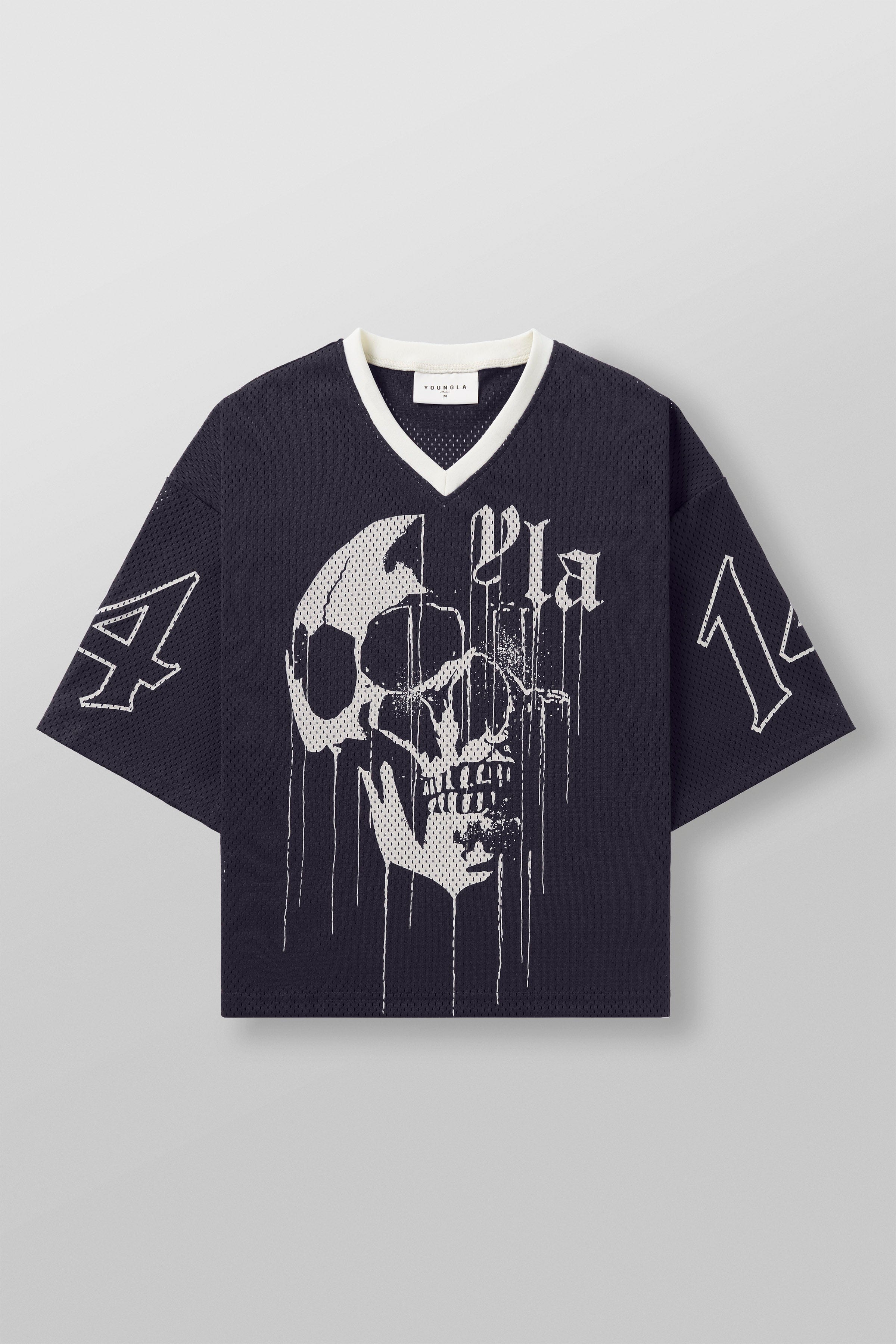 YoungLA 4015 - Drippy Skull Jersey Purple
