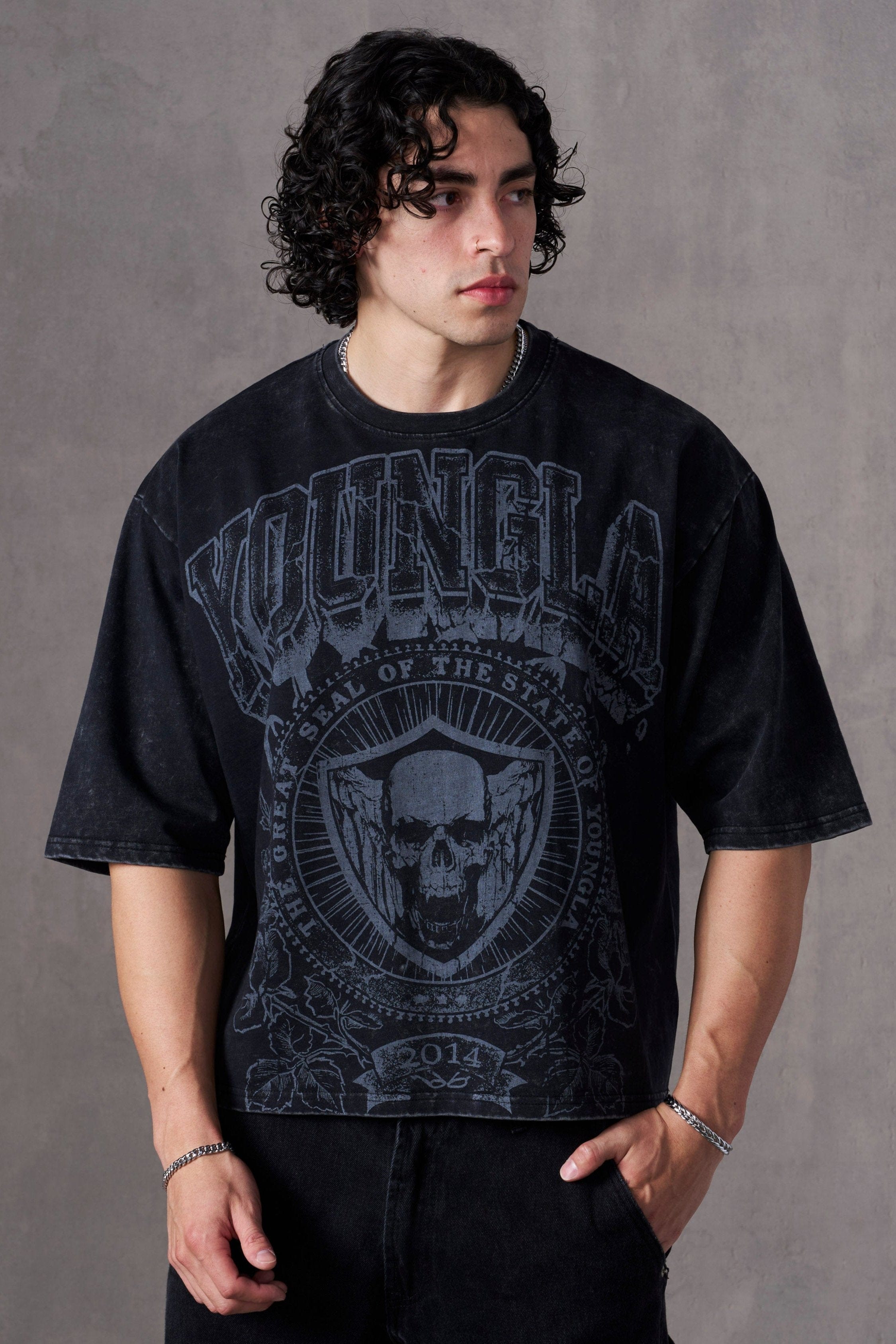 YoungLA 4021 - After Life Tees Skull Emblem