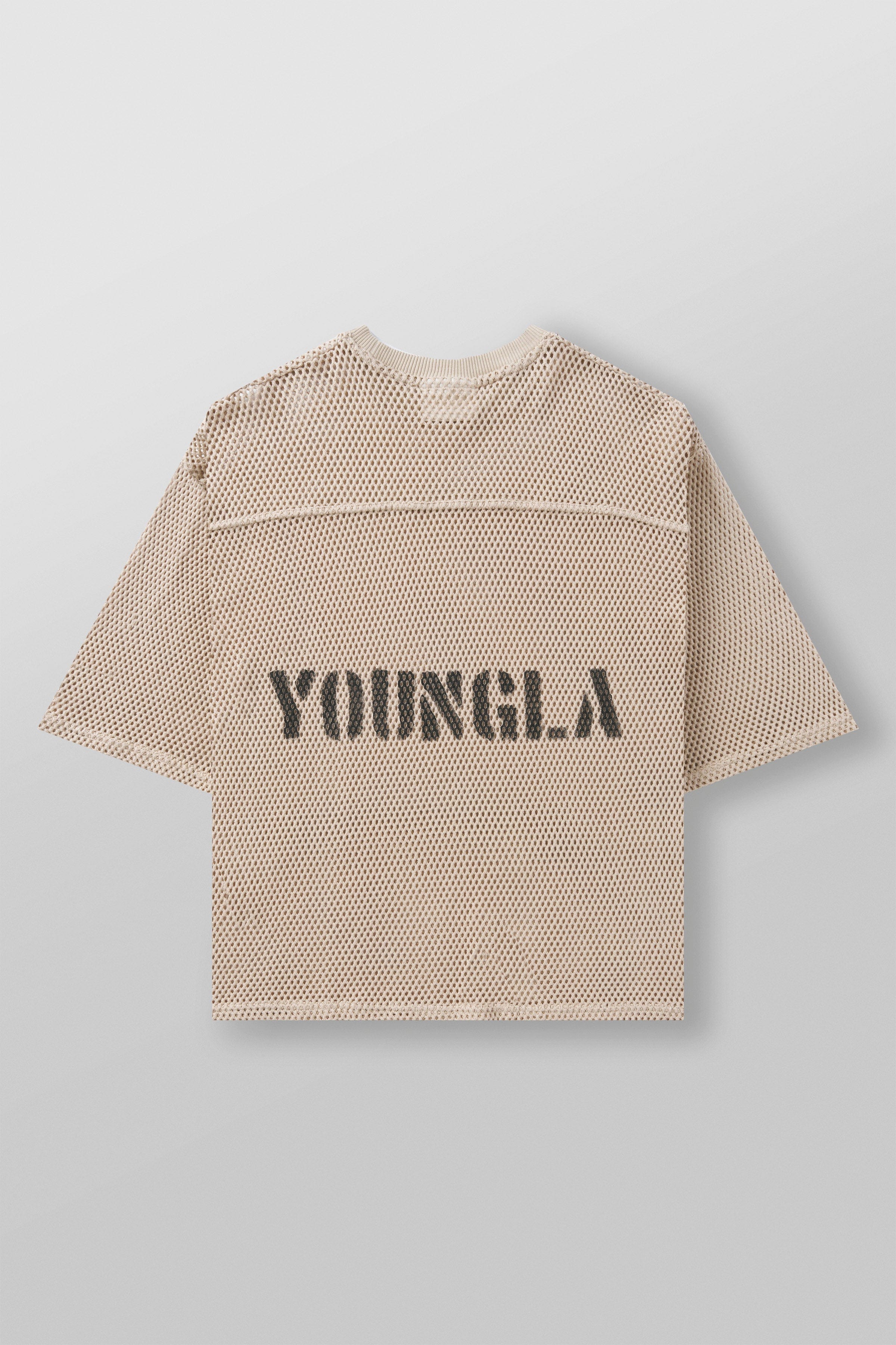 YoungLA 4022 - Cotton Mesh Tees Tan