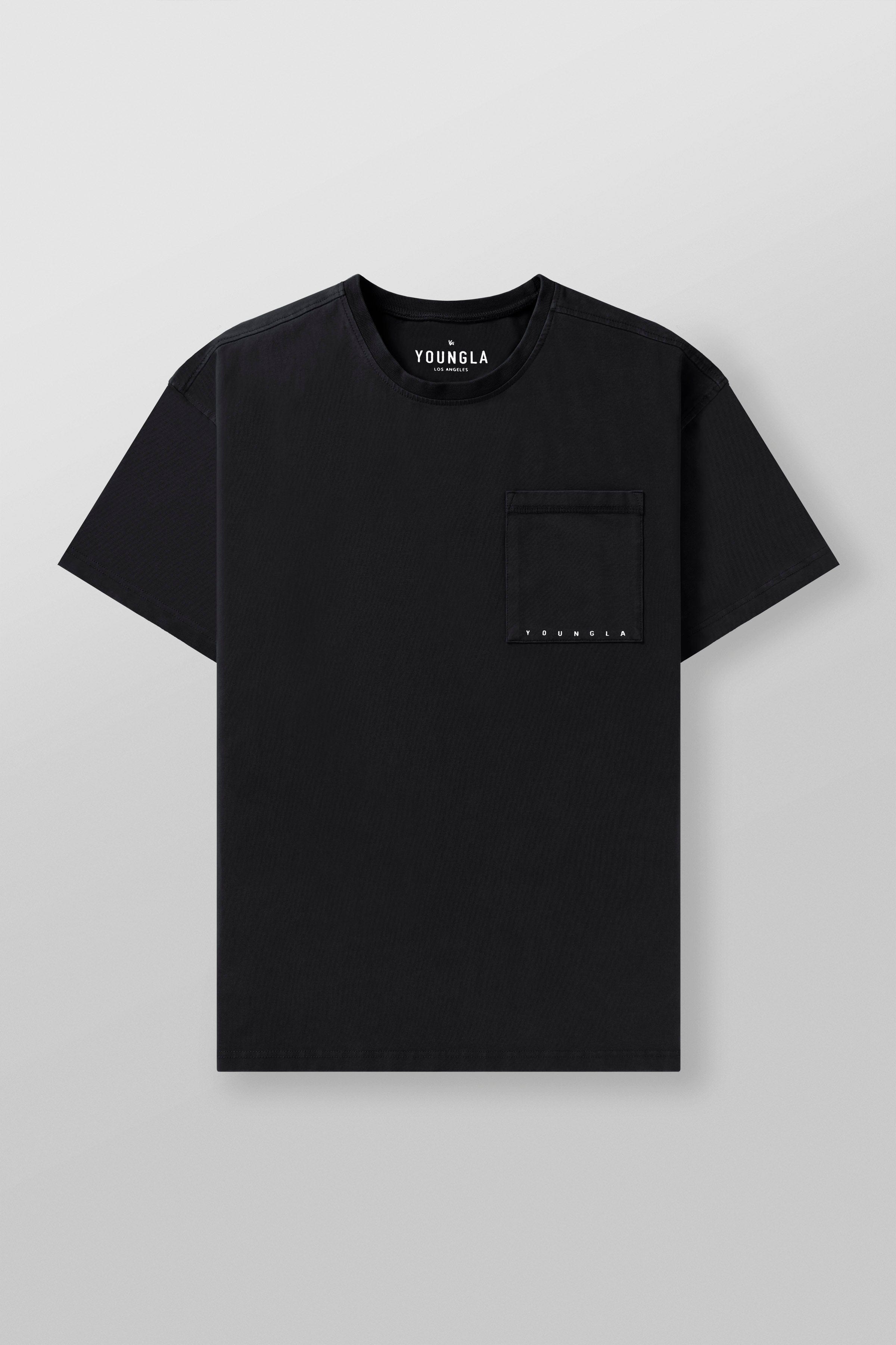 YoungLA 4035 - Tailored Pocket Tees Black Wash