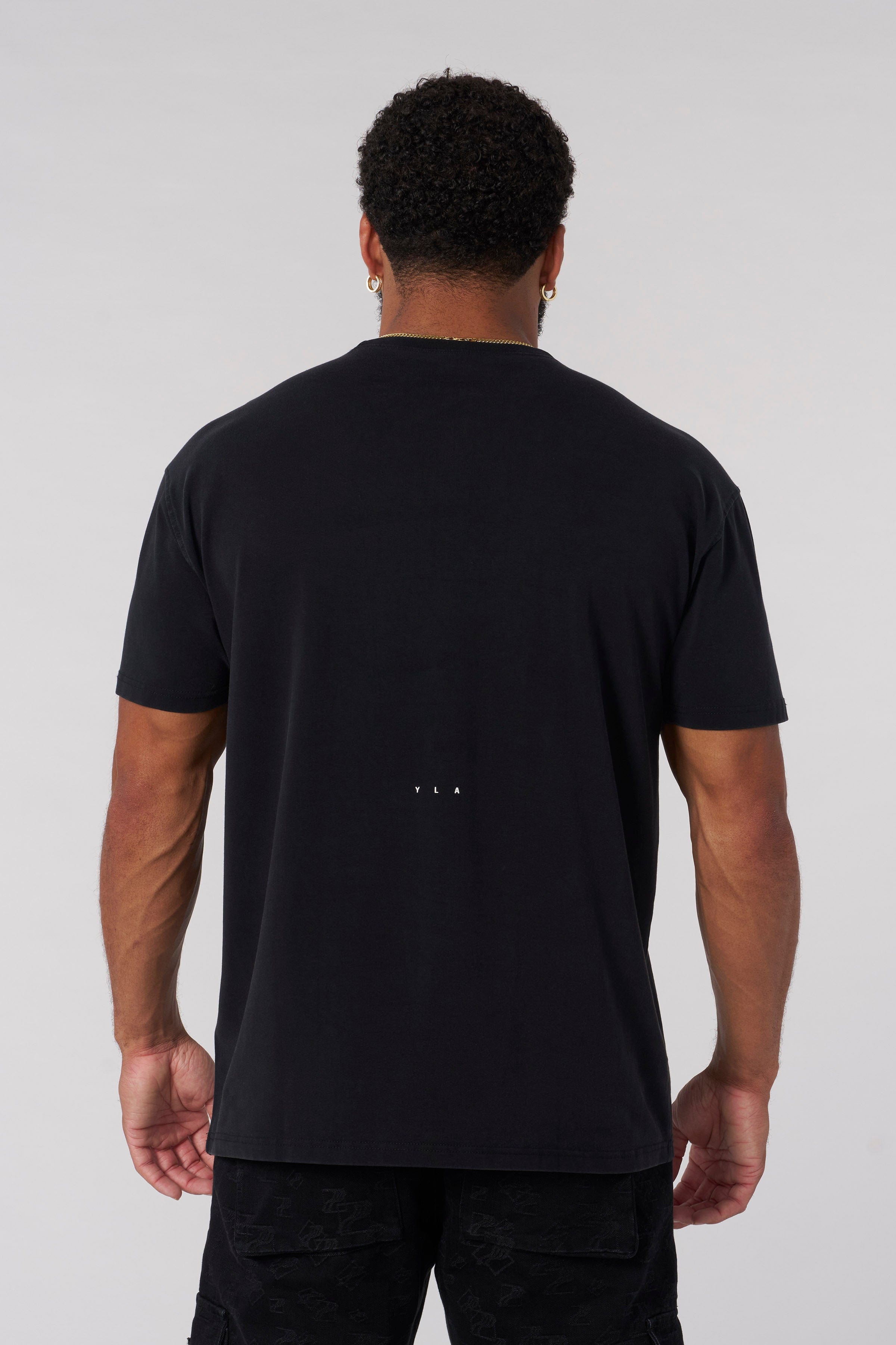 YoungLA 4035 - Tailored Pocket Tees Black Wash