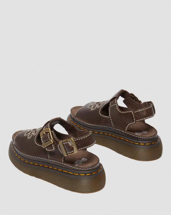 Dr Martens Dunnet Flower - Brown