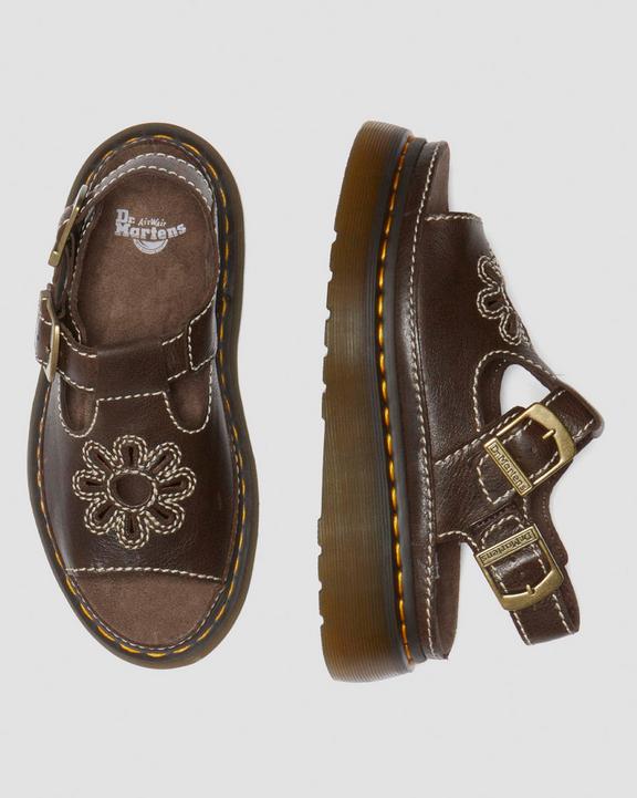 Dr Martens Dunnet Flower - Brown