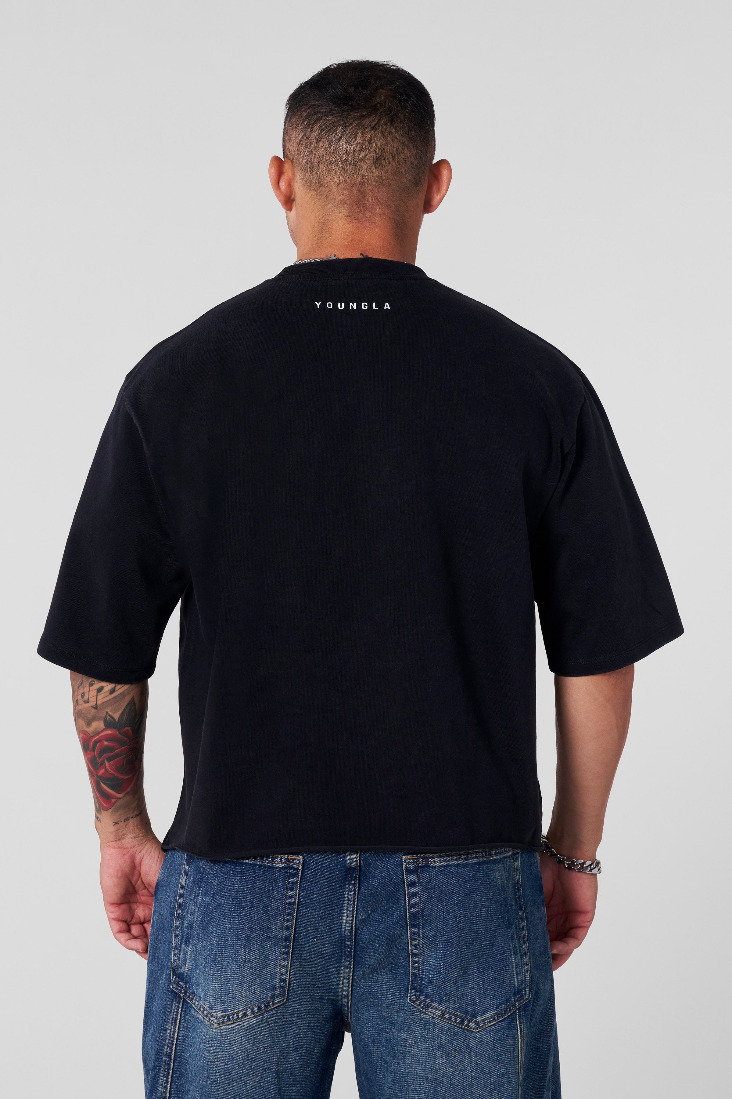 YoungLA 4053 - Reaper Tees Black Wash
