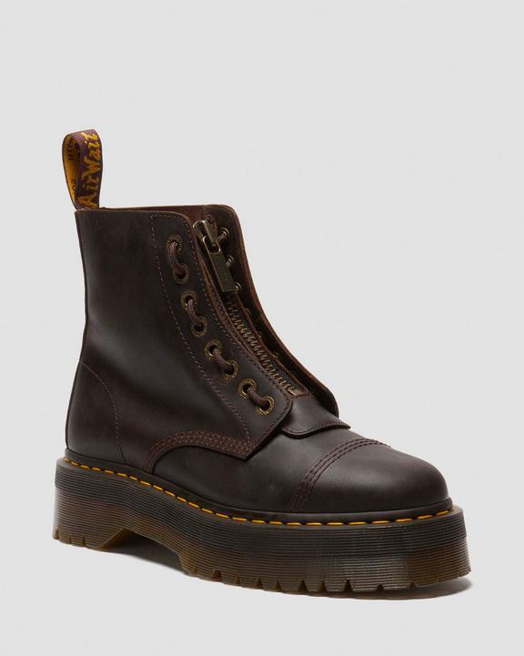 Martens Sinclair Dark Brown Mens UK