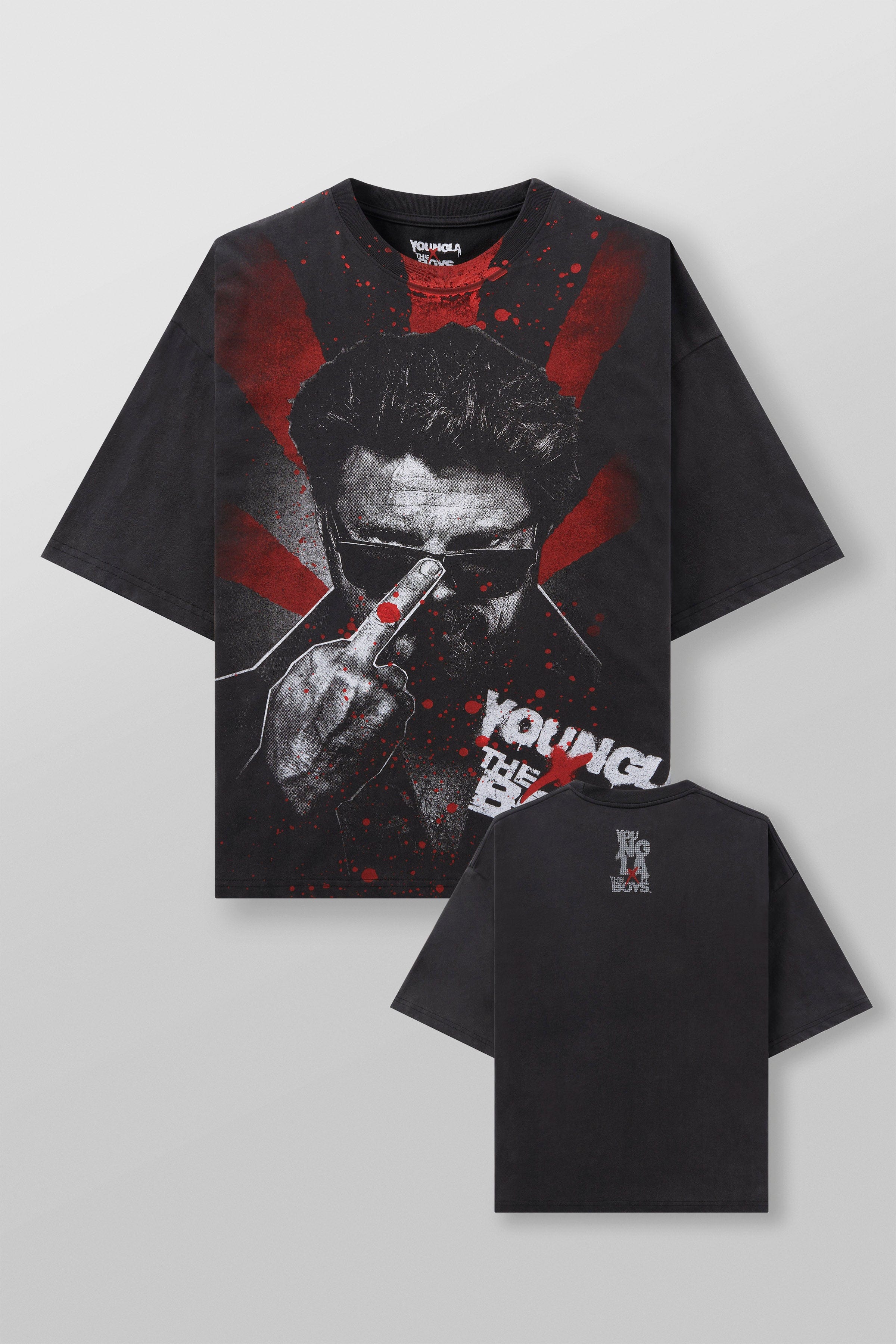 YoungLA 4095 - The Boys Graphic Tees Billy Butcher