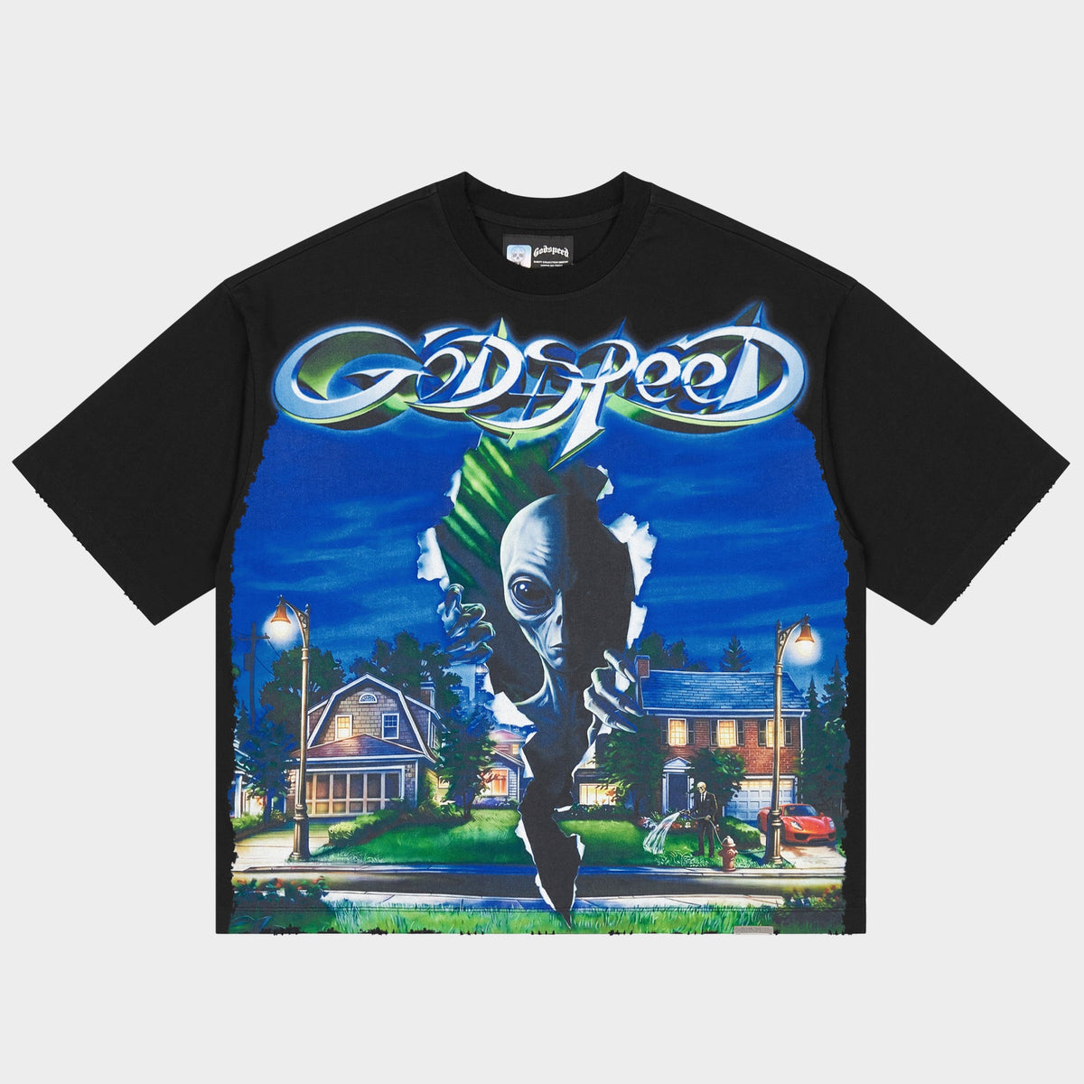 Godspeed Neighborhood Watch T-Shirt (Black)