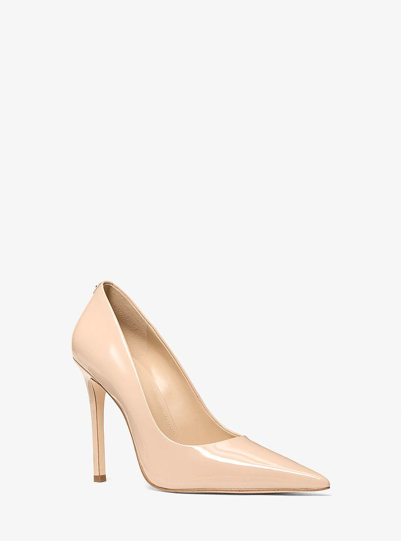 Michael Kors Elyse Patent Leather Pump LIGHT BLUSH