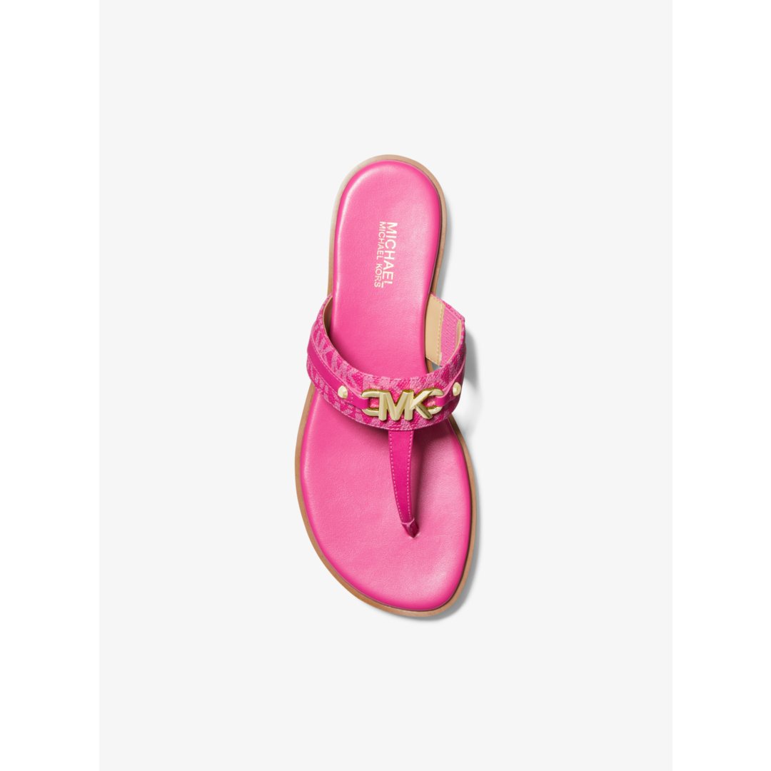 Michael Kors Farrah Signature Logo Sandal