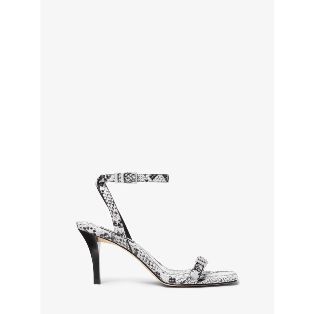 Michael Kors Darrington Snake Embossed Leather Sandal