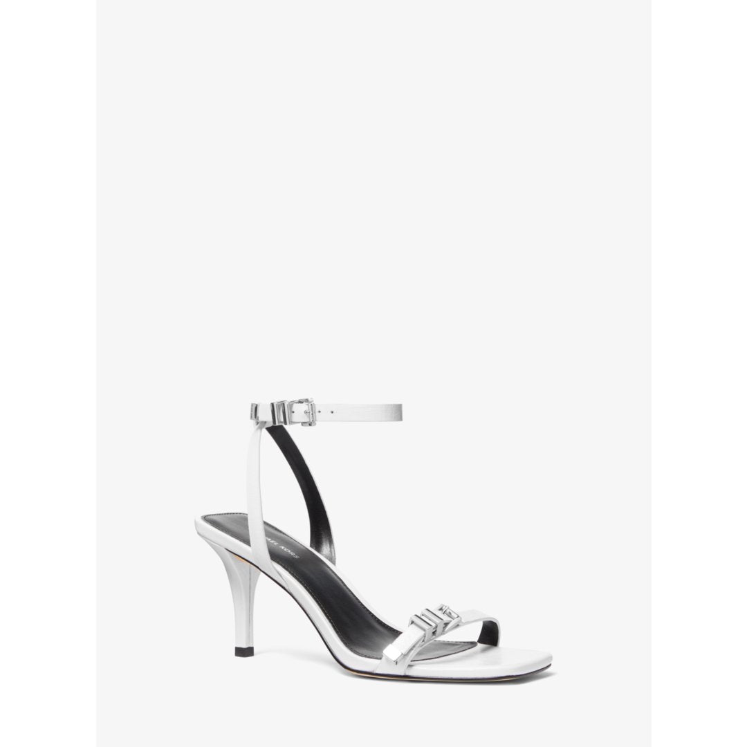 Michael Kors Darrington Crackled Leather Sandal