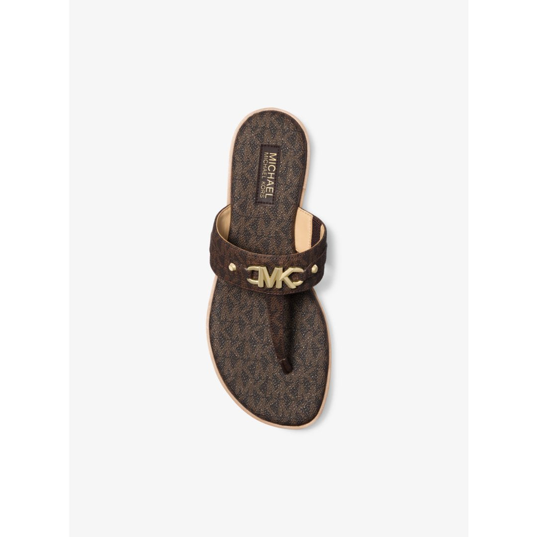 Michael Kors Farrah Signature Logo Sandal