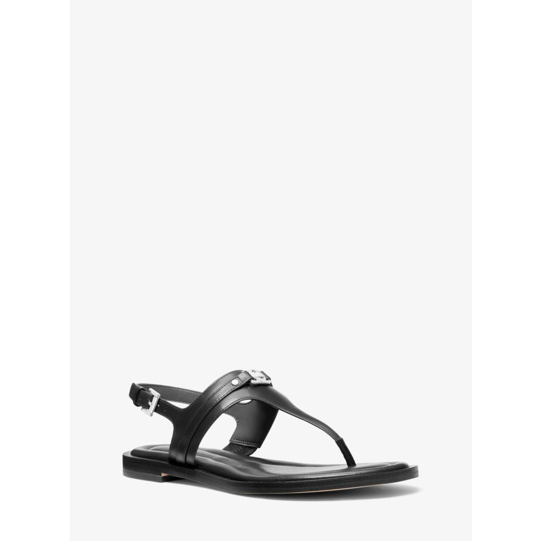 Michael Kors Mandy Leather T-Strap Sandal