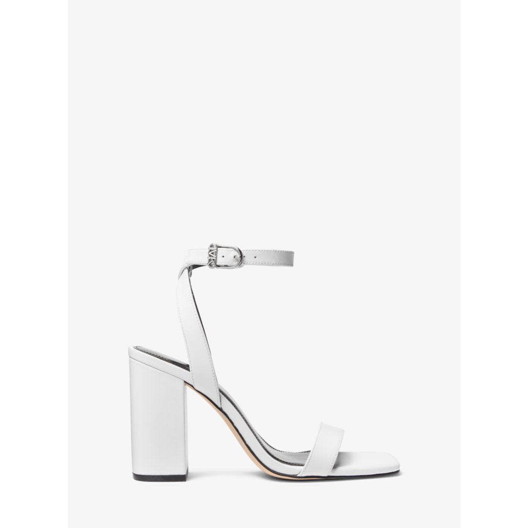 Michael Kors Merriam Leather Block Heel Sandal