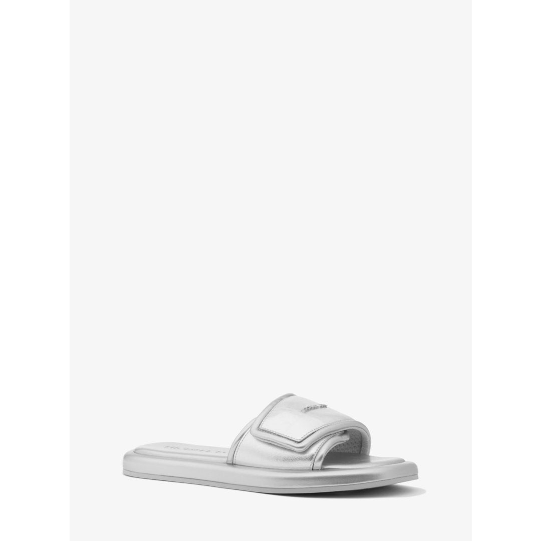 Michael Kors Suki Metallic Slide Sandal