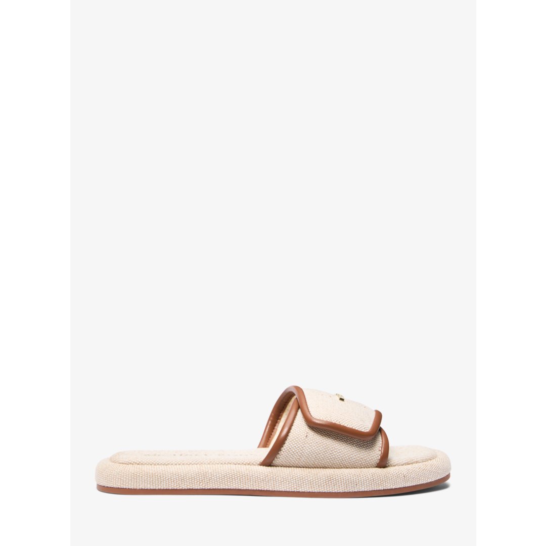 Michael Kors Suki Canvas Slide Sandal
