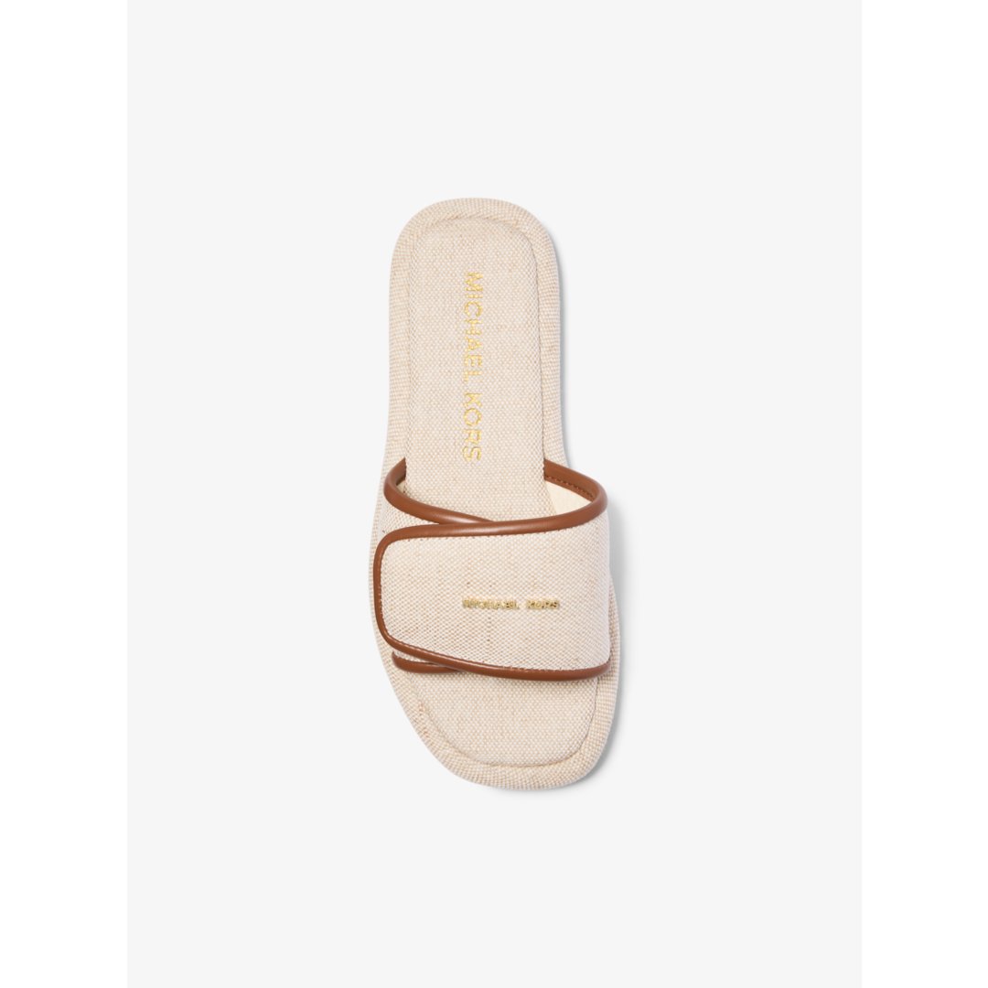 Michael Kors Suki Canvas Slide Sandal