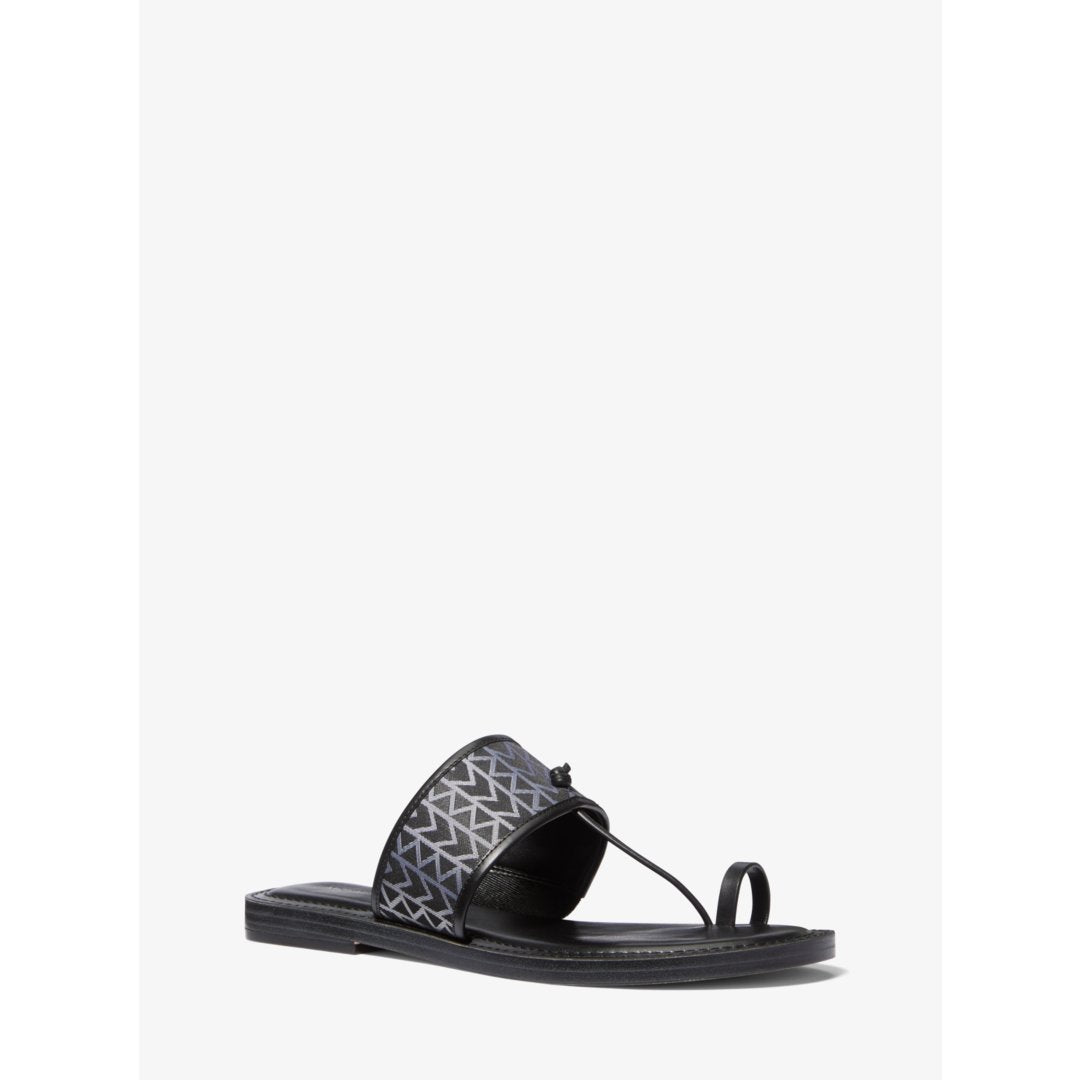 Michael Kors Ashtin MK2000 Logo Jacquard Sandal