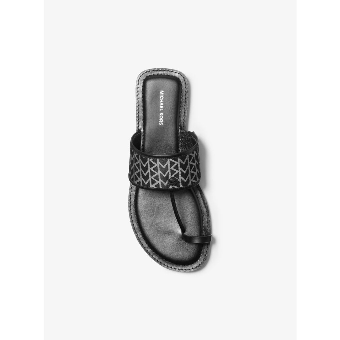 Michael Kors Ashtin MK2000 Logo Jacquard Sandal