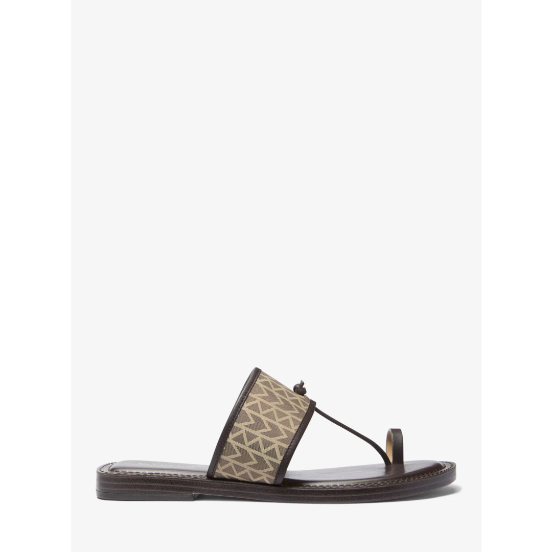 Michael Kors Ashtin MK2000 Logo Jacquard Sandal