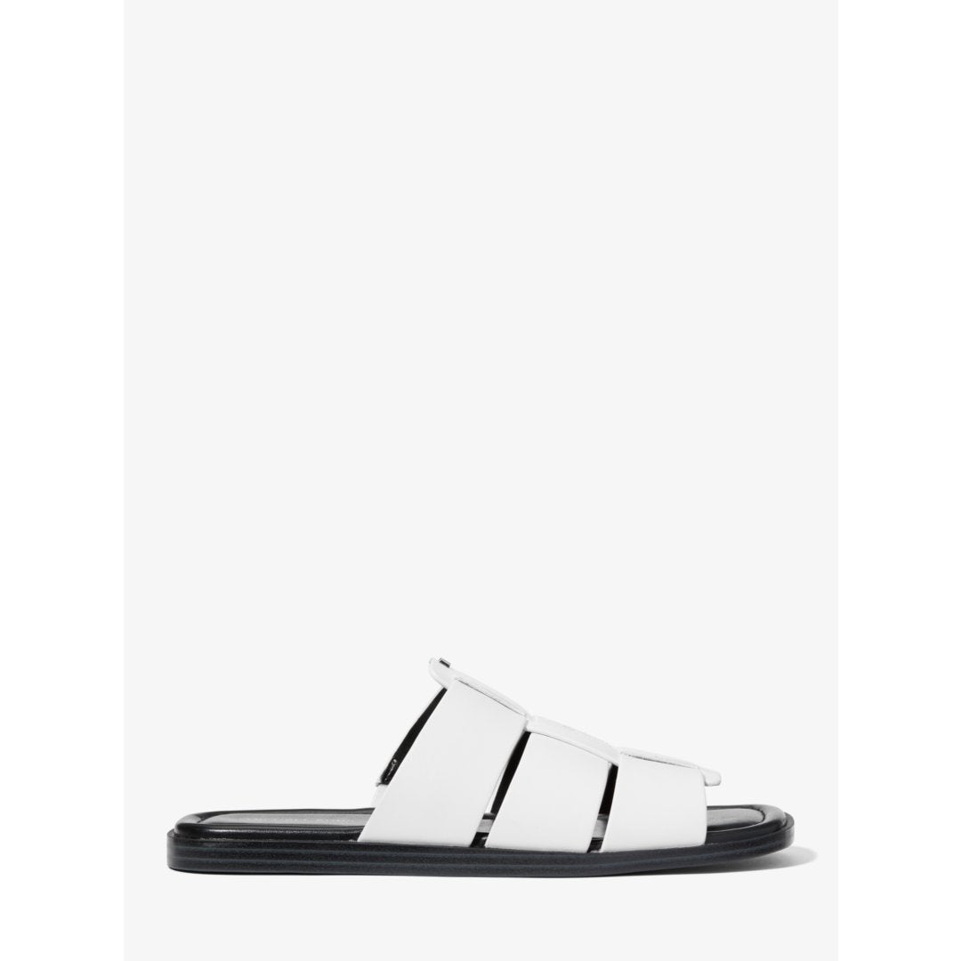 Michael Kors Indy Leather Slide Sandal