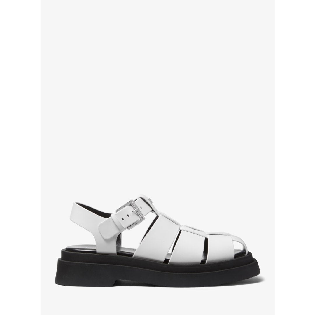 Michael Kors Indy Fisherman Leather Sandal