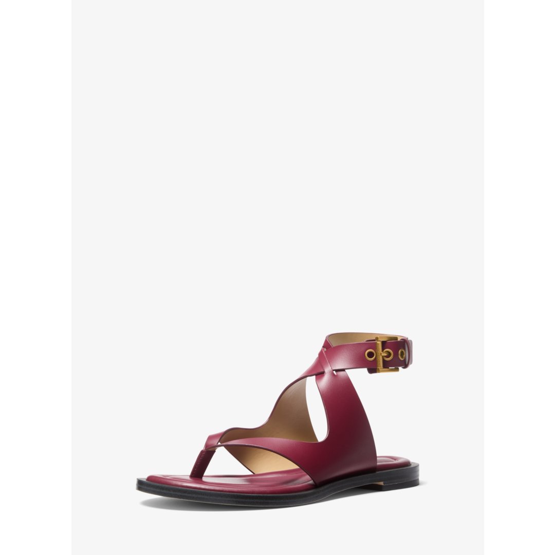 Michael Kors Irene Leather Wrap Sandal