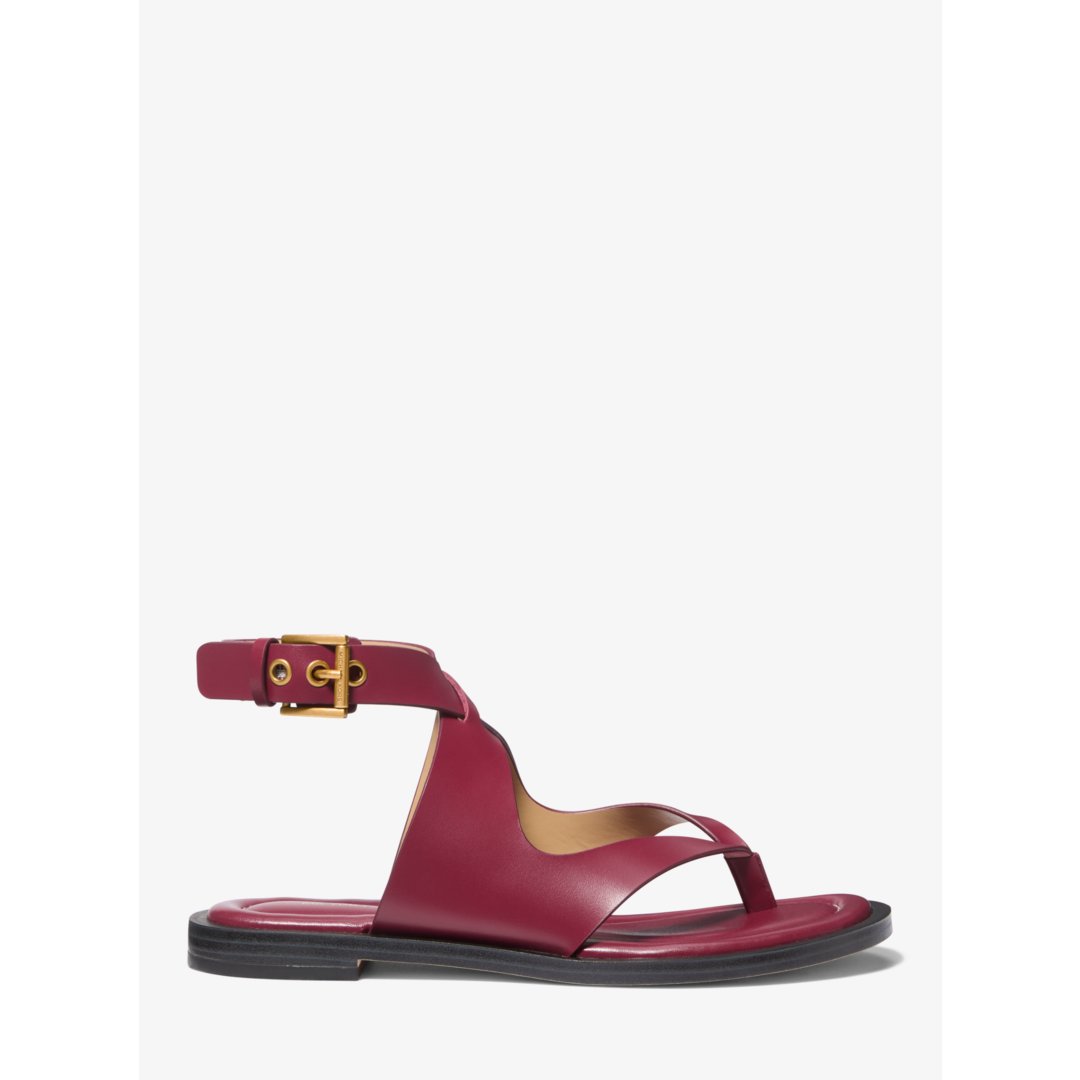 Michael Kors Irene Leather Wrap Sandal