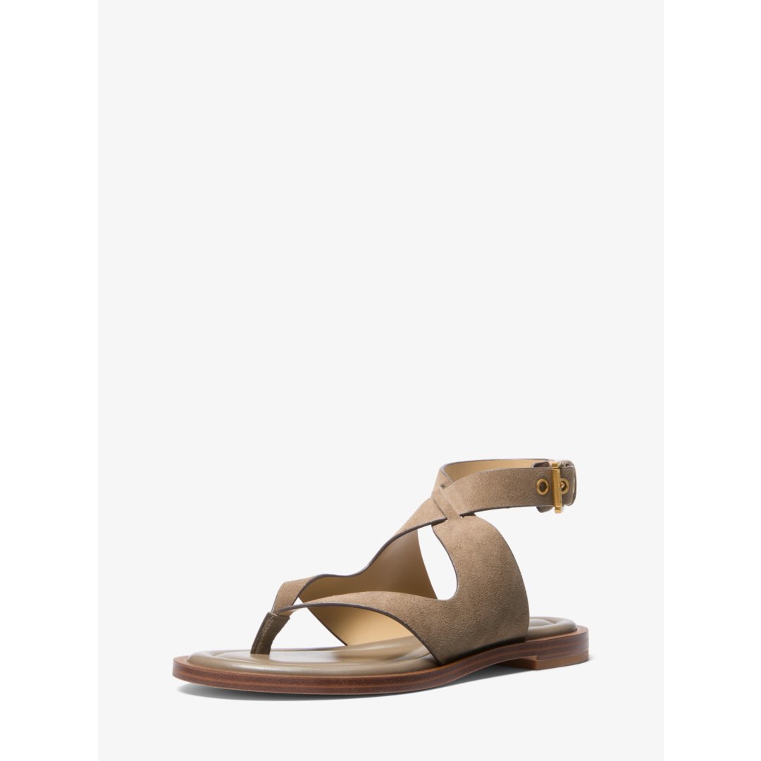 Michael Kors Irene Suede Wrap Sandal