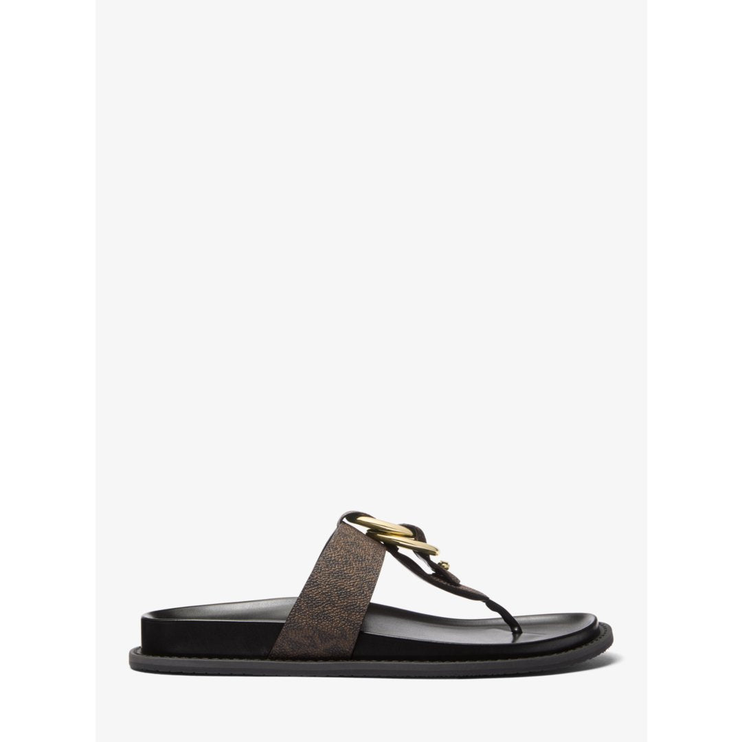 Michael Kors Jaden Signature Logo Thong Sandal