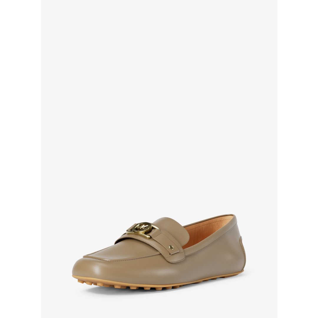 Michael Kors Mandy Leather Moccasin Loafer