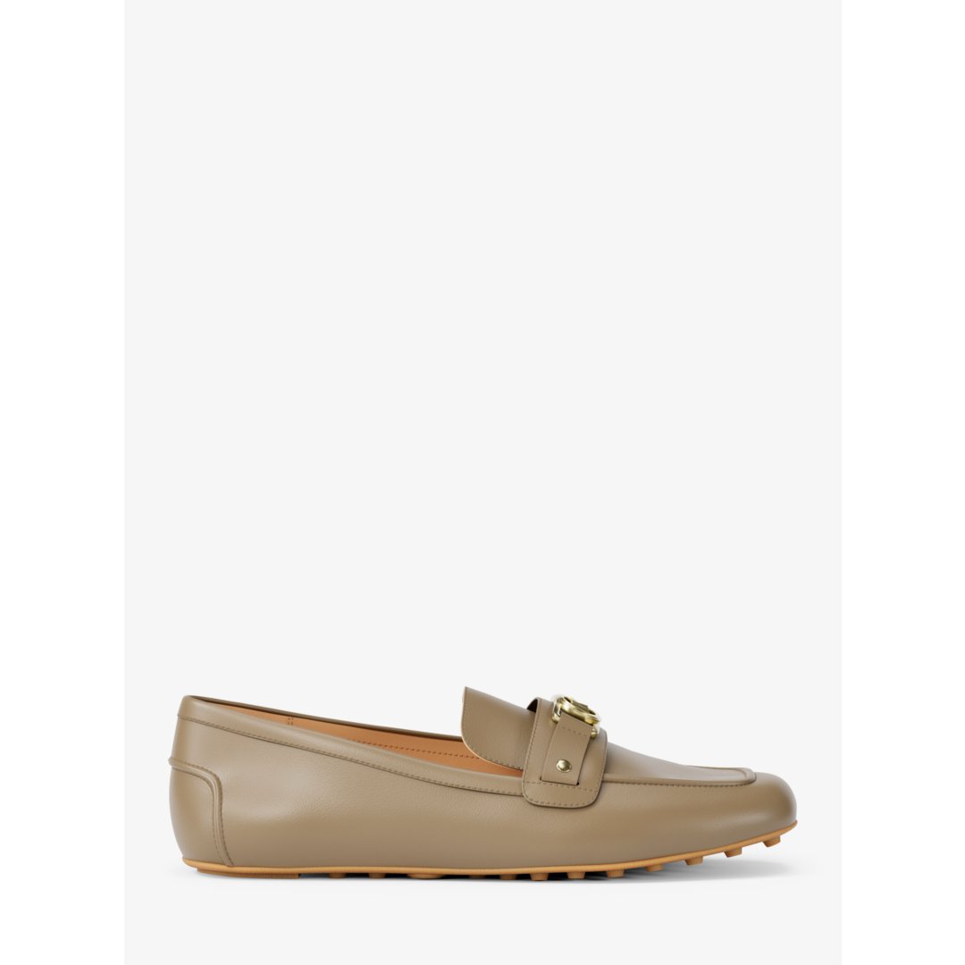 Michael Kors Mandy Leather Moccasin Loafer