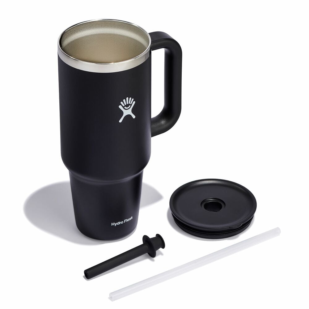 Hydro Flask Travel Tumbler: 40 Oz Tumbler With Handle