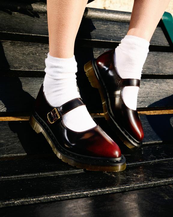 Dr Martens Elphie - Cherry Red Arcadia