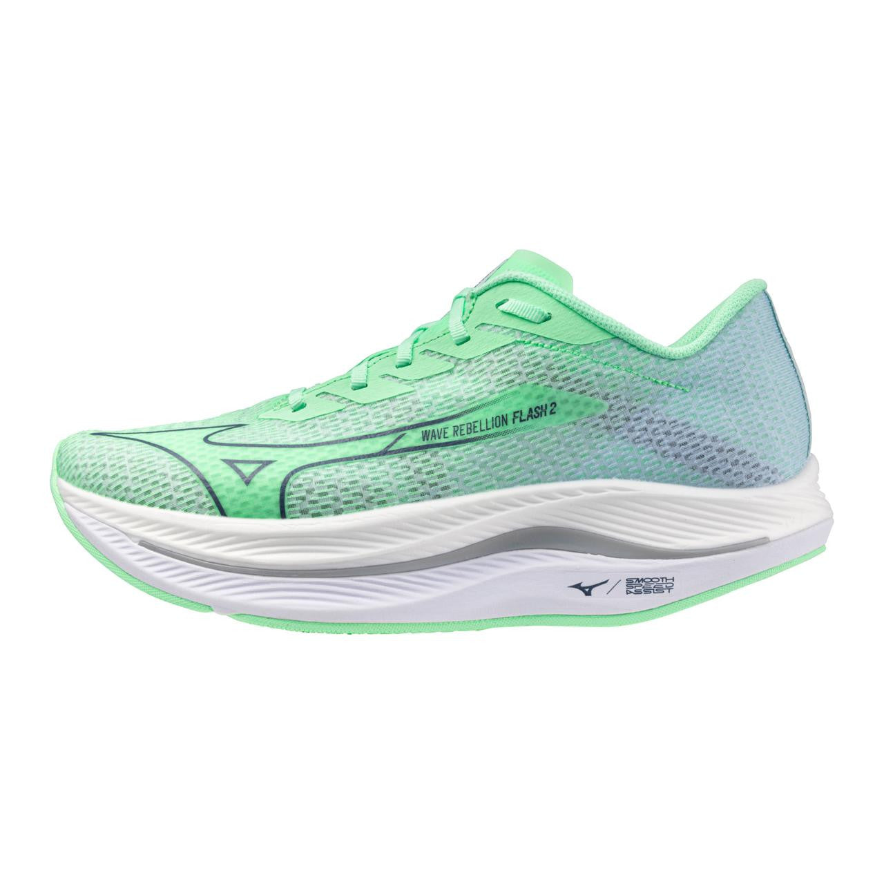 Mizuno Men's Wave Rebellion Flash 2 Running Shoe River Blue Mugen